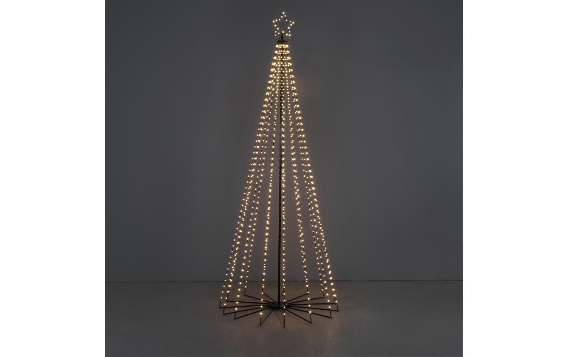 KONSTSMIDE LED Baum »LED Tannenbaum mit Stern« bernsteinfarben