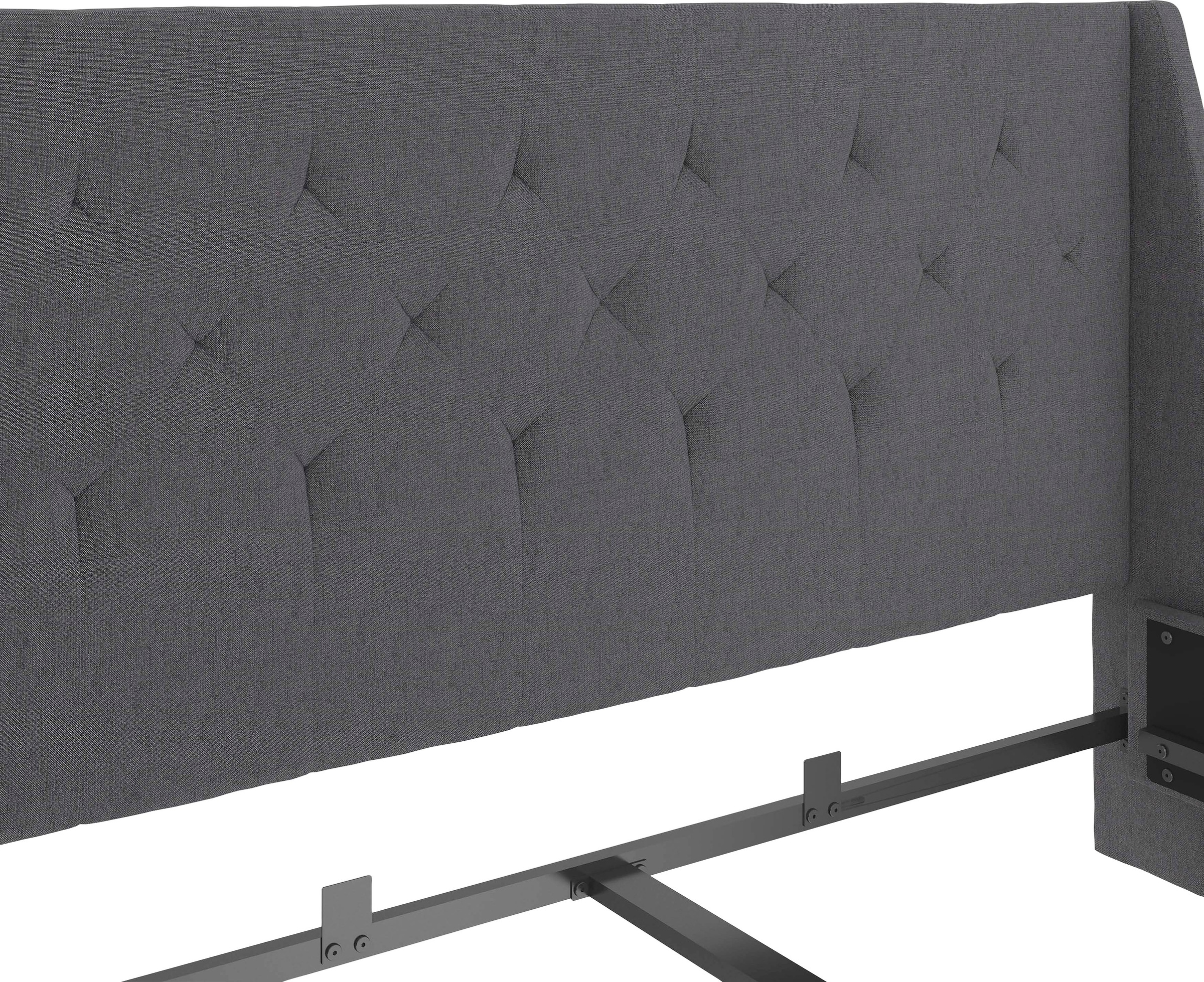 GOODproduct Polsterbett »Kempton« 1 Stk. tlg. mit Rautenheftung, gepolstert, Liegefläche 140x200 oder 180x200 cm