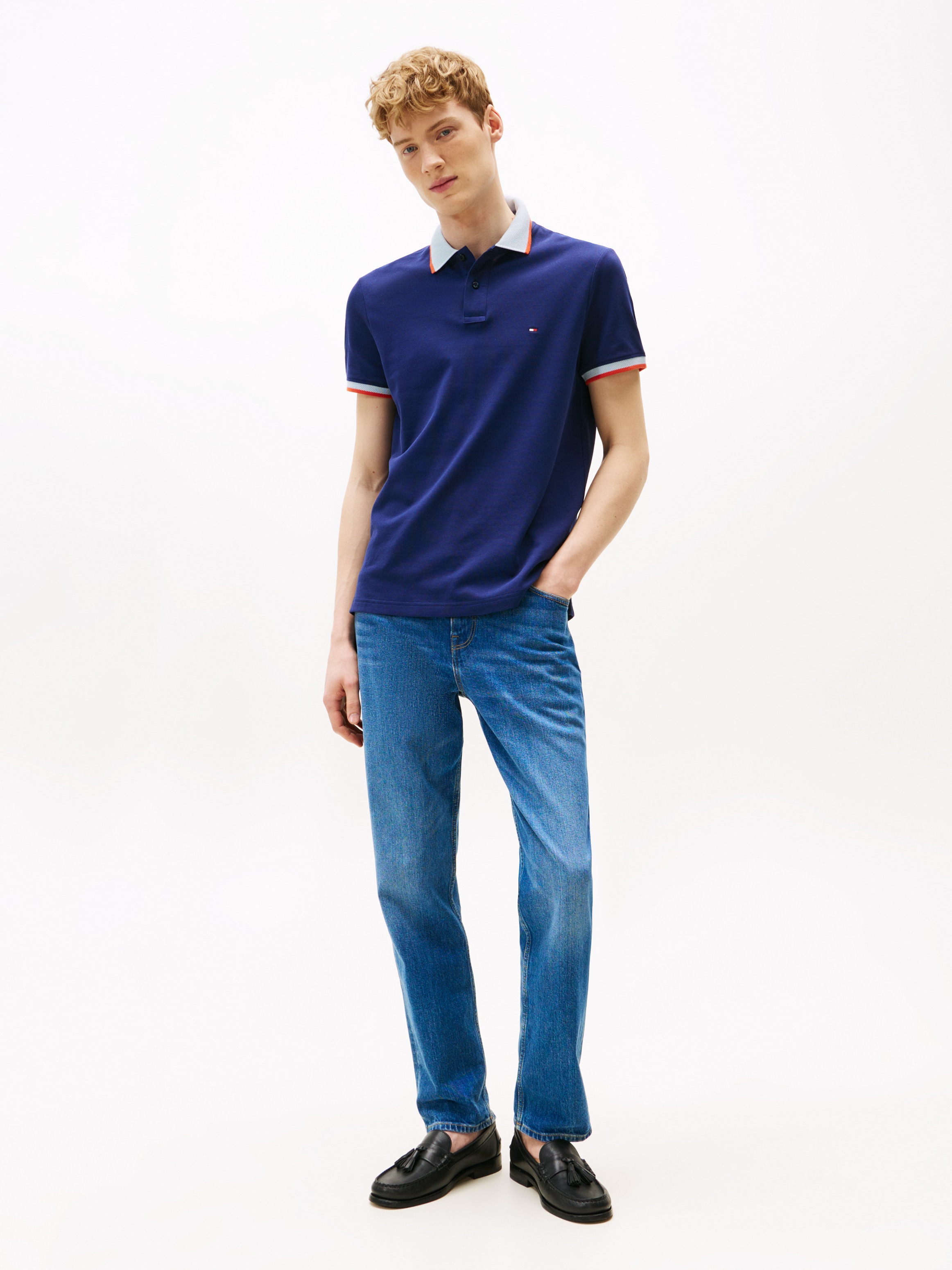 Tommy Hilfiger Poloshirt »CONTRAST COLLAR CUFF REG POLO«