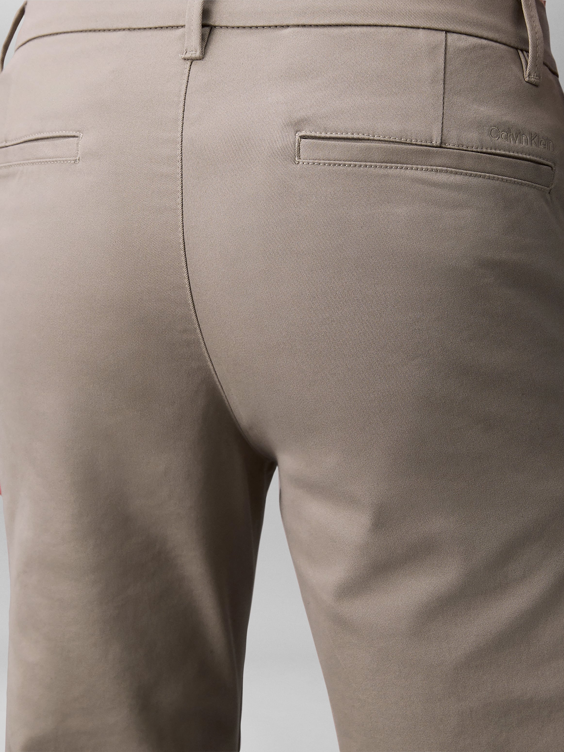 Calvin Klein Stoffhose »SLIM REFINED COTTON STRETCH TROU«  Slim fit mit Eingrifftaschen