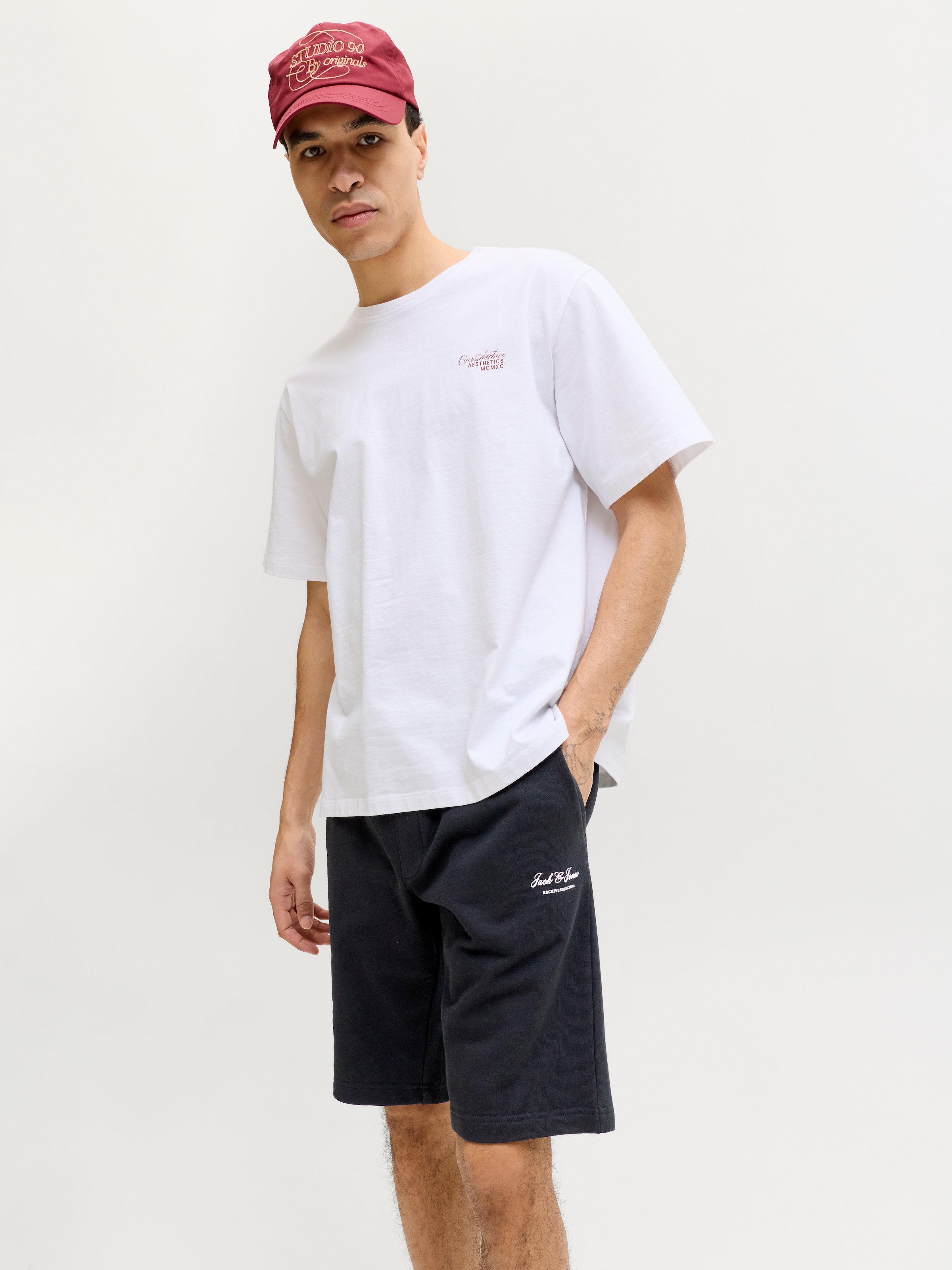 Jack & Jones Short de course »JPSTGORDON ARCHIVE SWEAT SHORTS MID SN«  avec cordon de serrage