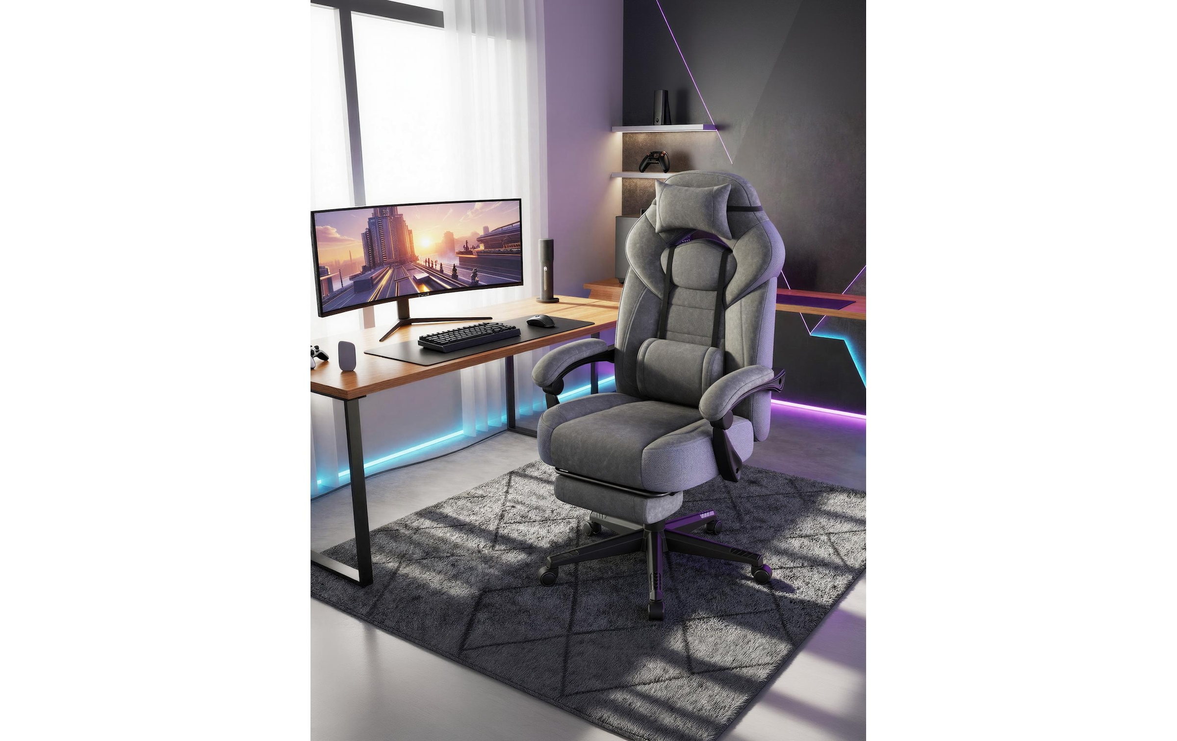 SONGMICS Chaise de bureau »Velourslederimitat, bis 150 kg« ()