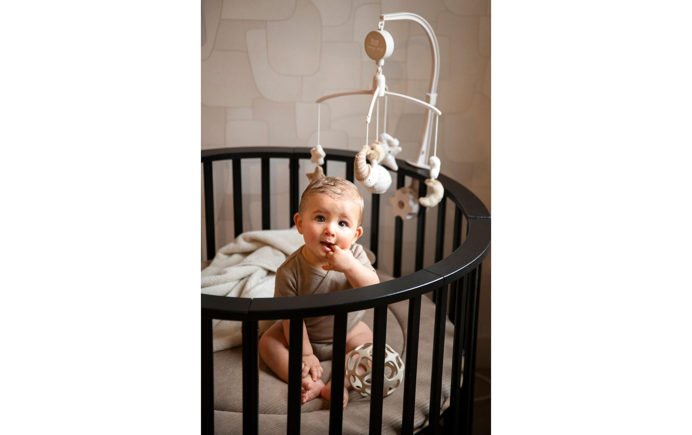   Tapis d'éveil »baby's only Sense Clay – Ø90 cm«