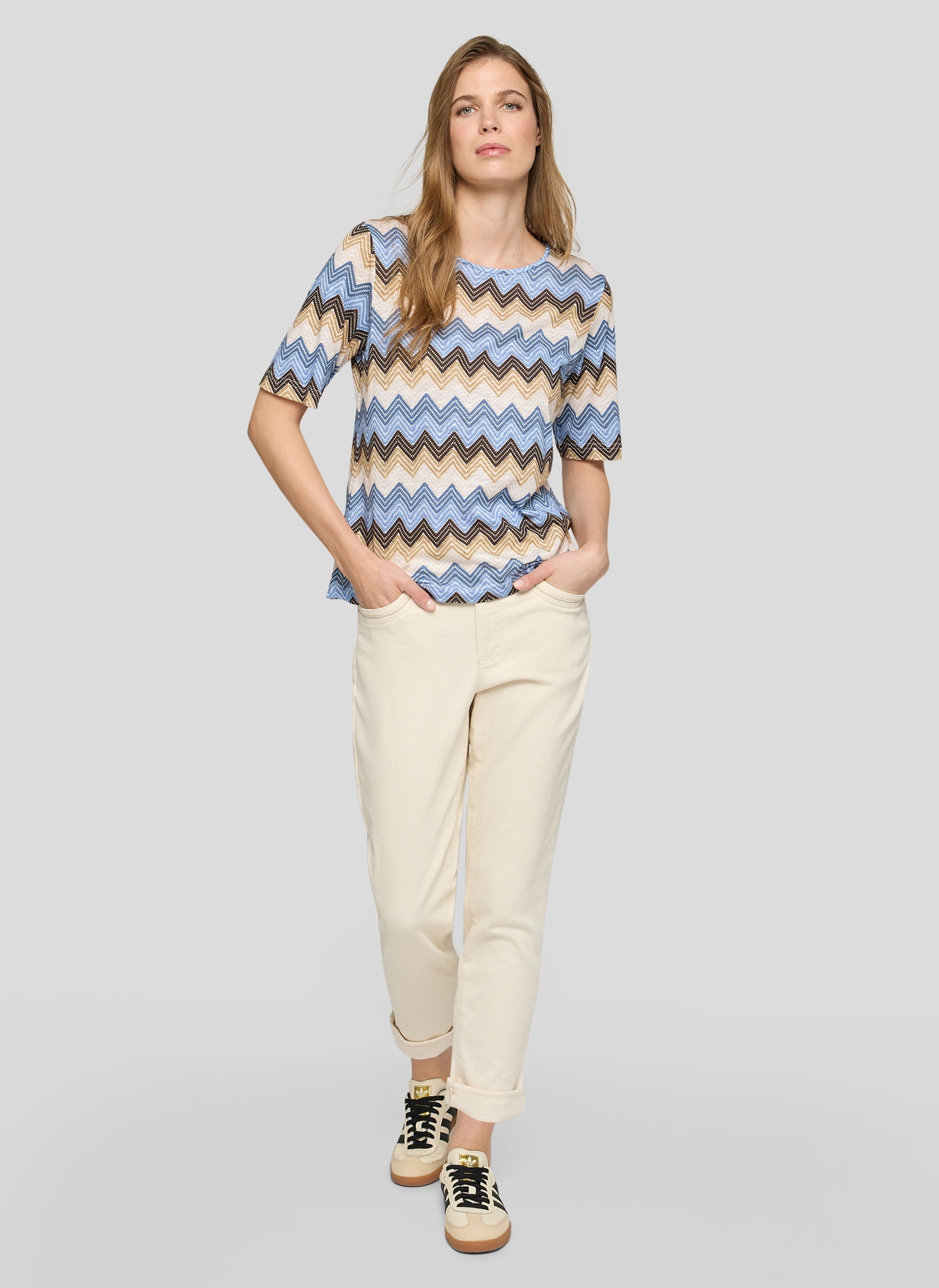 Rabe T-Shirt mit grafischem Muster