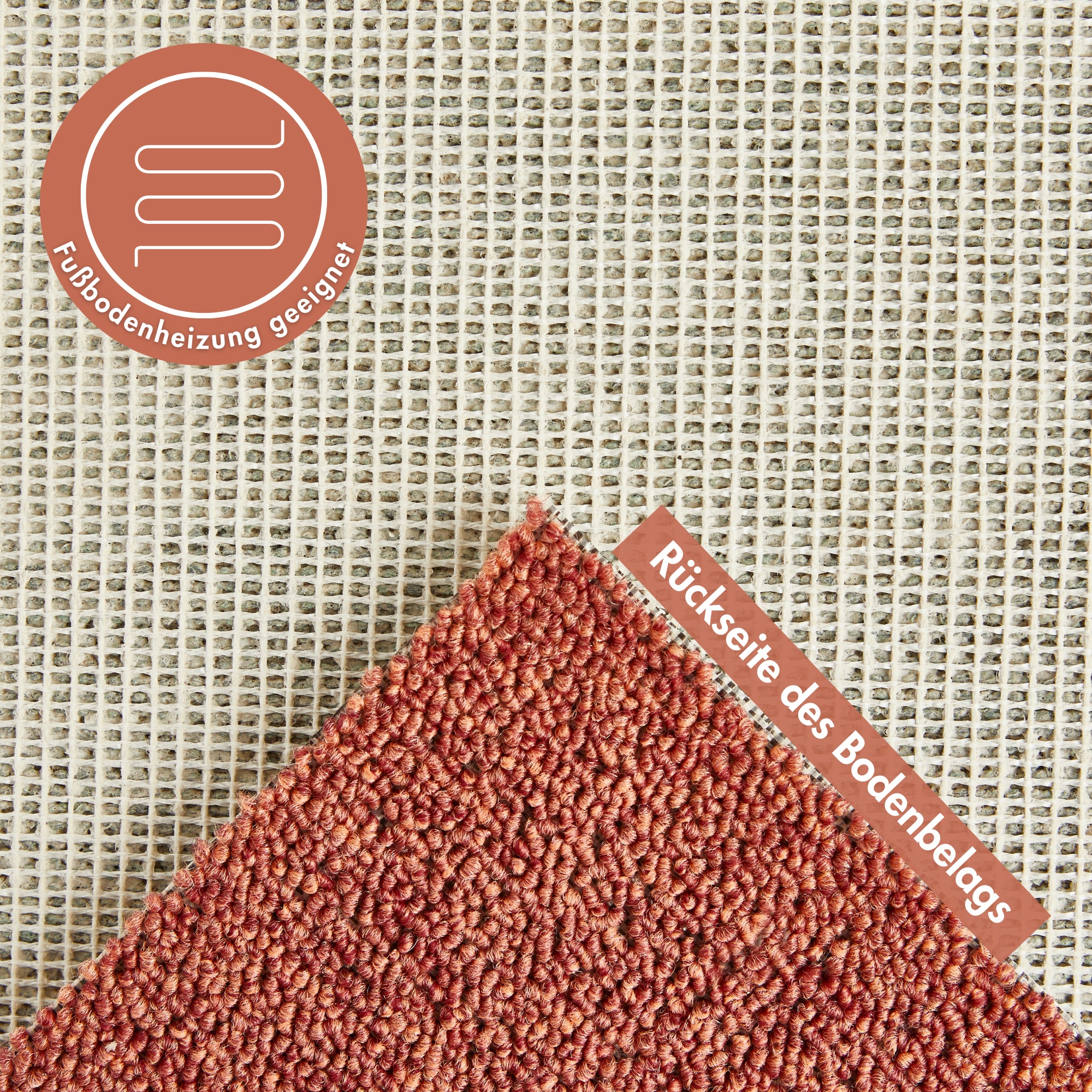 Andiamo Moquette »Rambo, Feinschlinge, Made in Netherlands« Rectangulaire 4,5 mm Höhe meliert, Breite 400 cm oder 500 cm, strapazierfähig & pflegeleicht