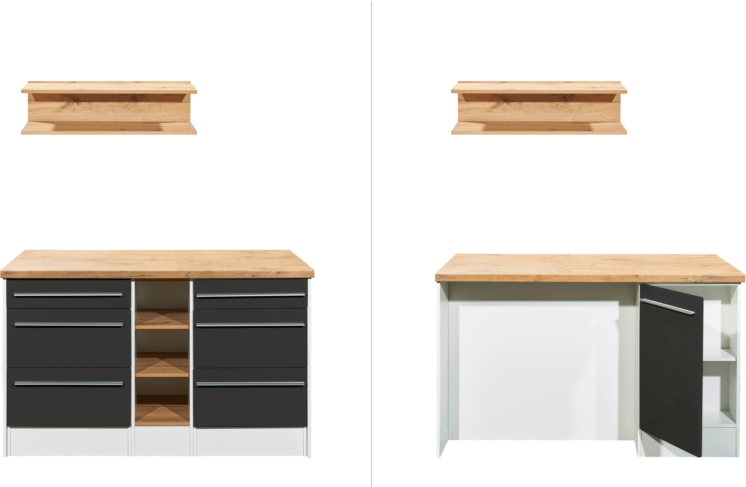 RESPEKTA Ilot de cuisine »Gabriel« largeur 150 cm, avec soft-close