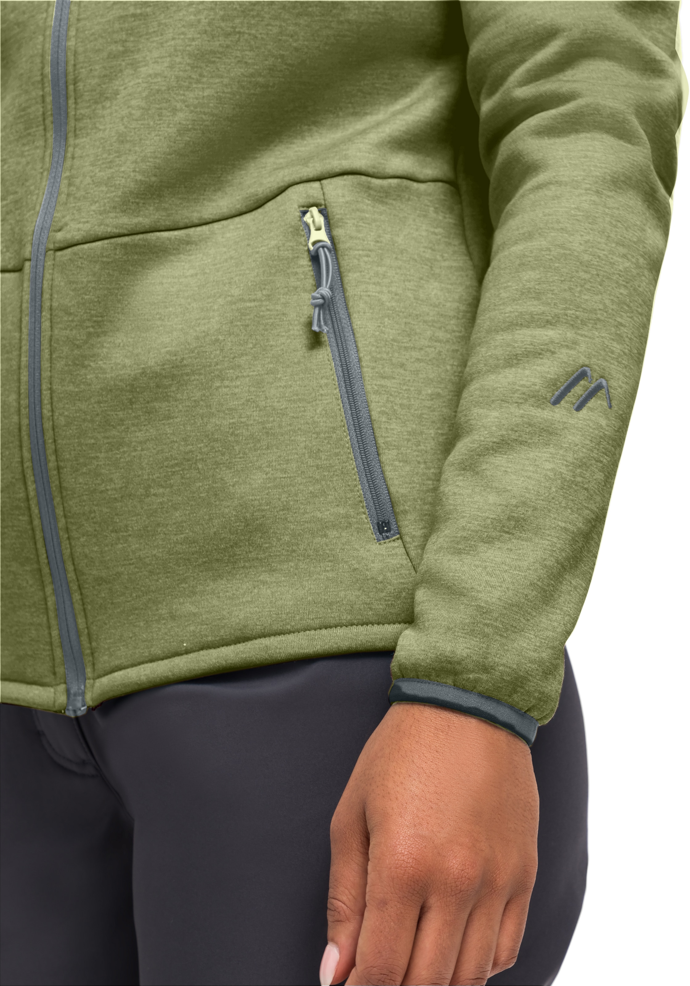 Maier Sports Fleecejacke »Fave W« Damen Fleece mit verstellbarer Kapuze, atmungsaktiver Zip-Hoodie