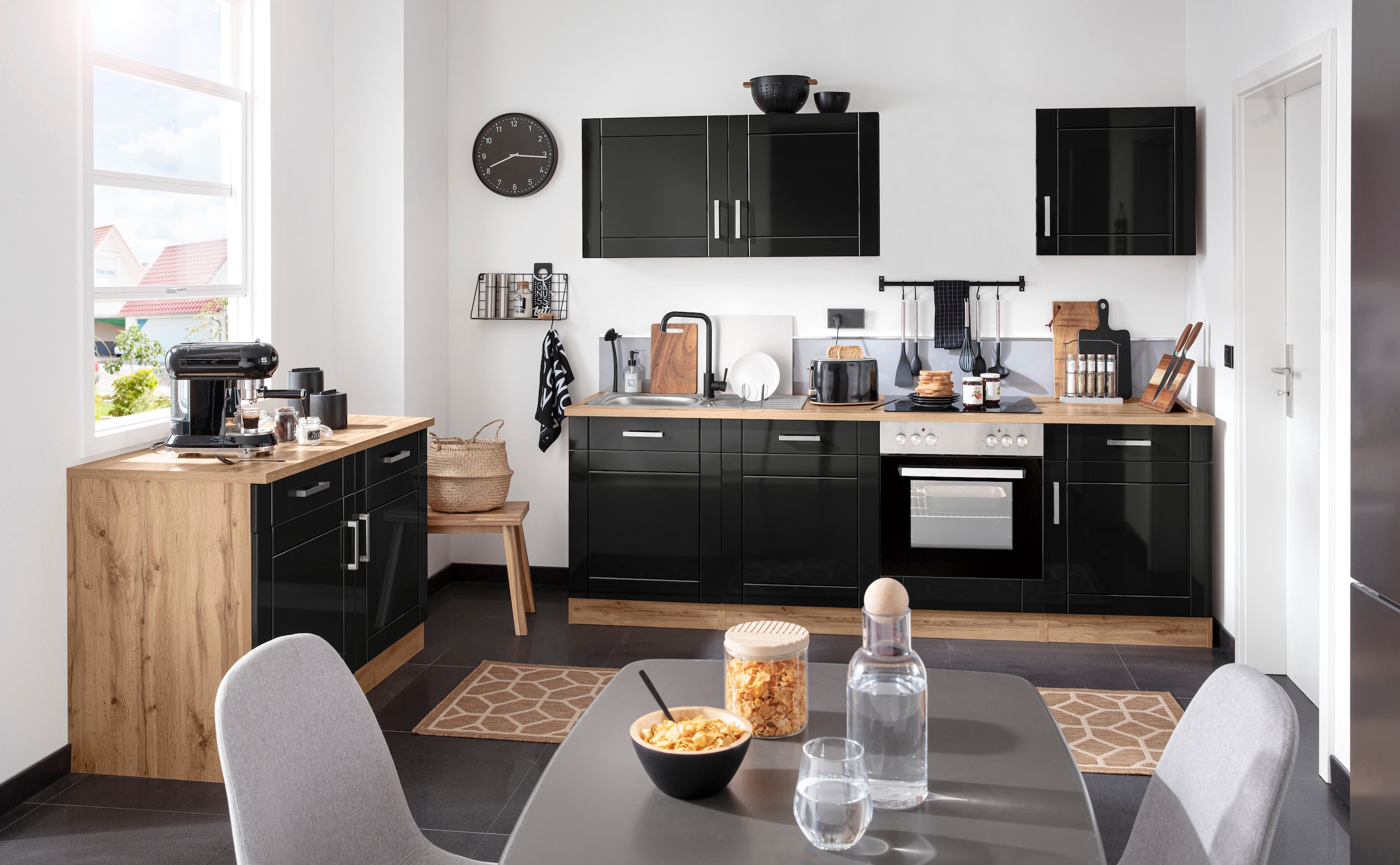 KOCHSTATION Kitchenette »KS-Tinnum« sans appareils électriques, largeur 240 cm