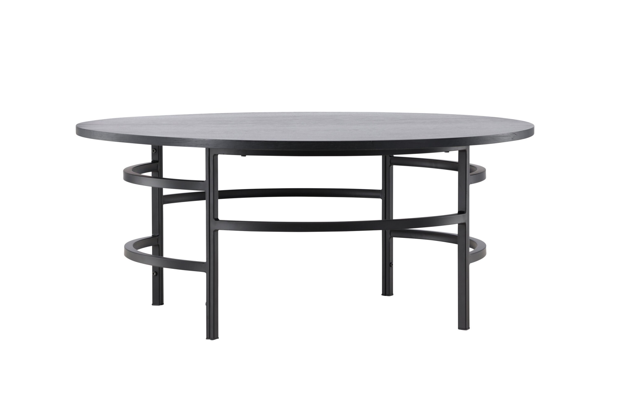 Venture Home Table basse »Copenhagen, runder Couchtisch Ø 100 cm in skandinavischer Eleganz« Sofatisch, MDF, Metallbeine, rund, abgerundet, modern