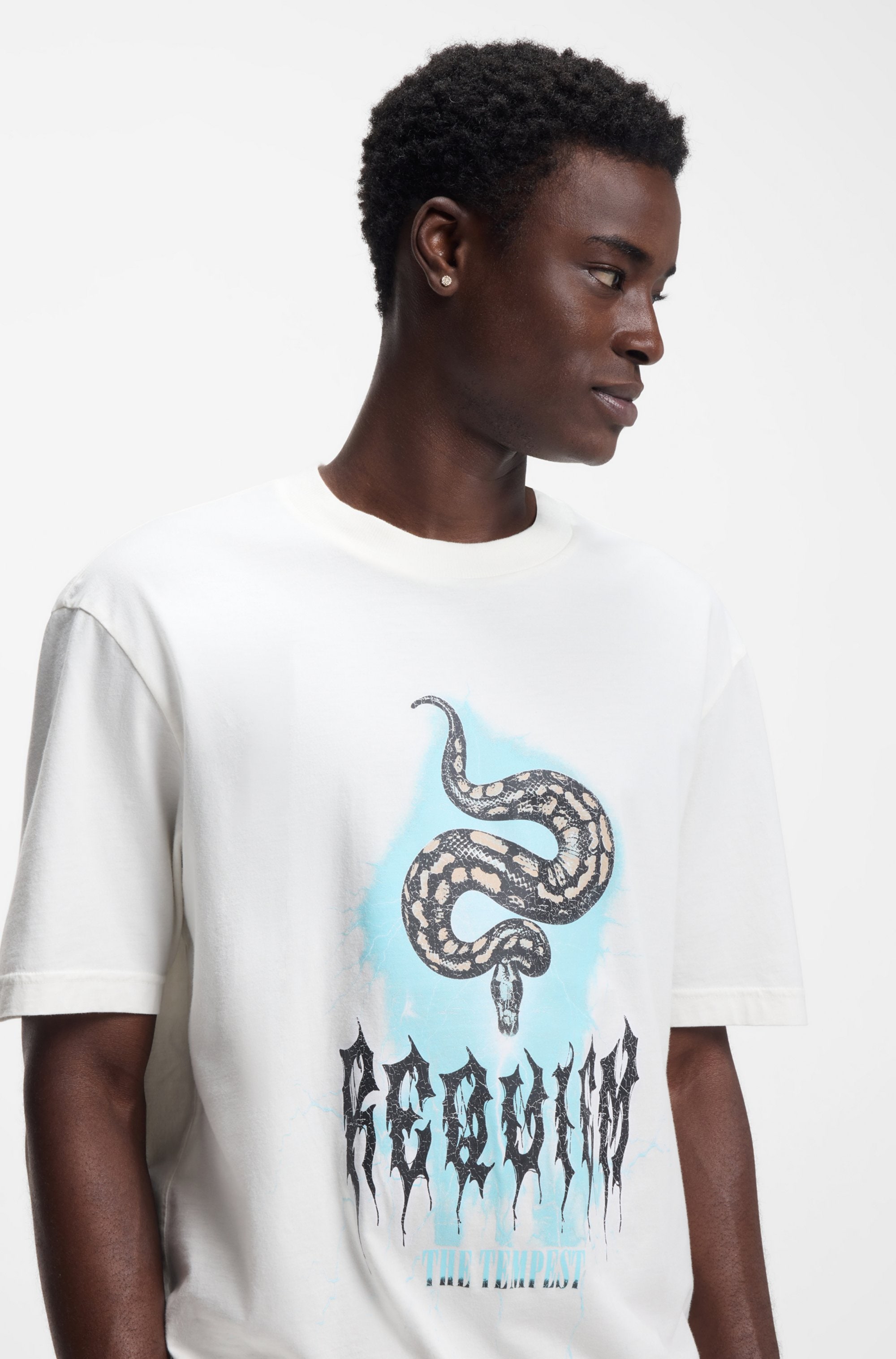 HUGO T-Shirt mit Frontprint