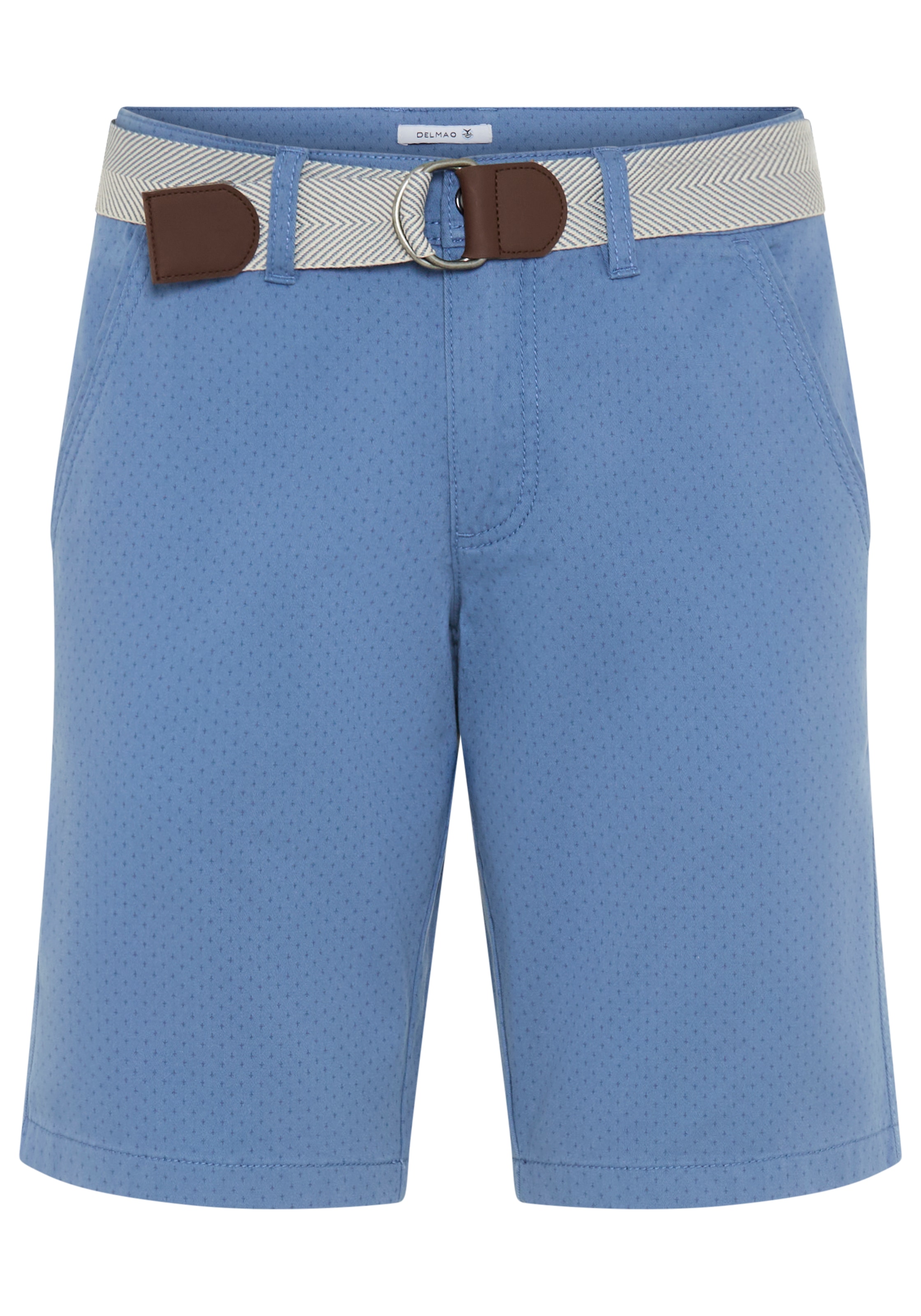 DELMAO Shorts  kniefrei, gerades Bein, mit Eingrifftaschen und Gesässtaschen
