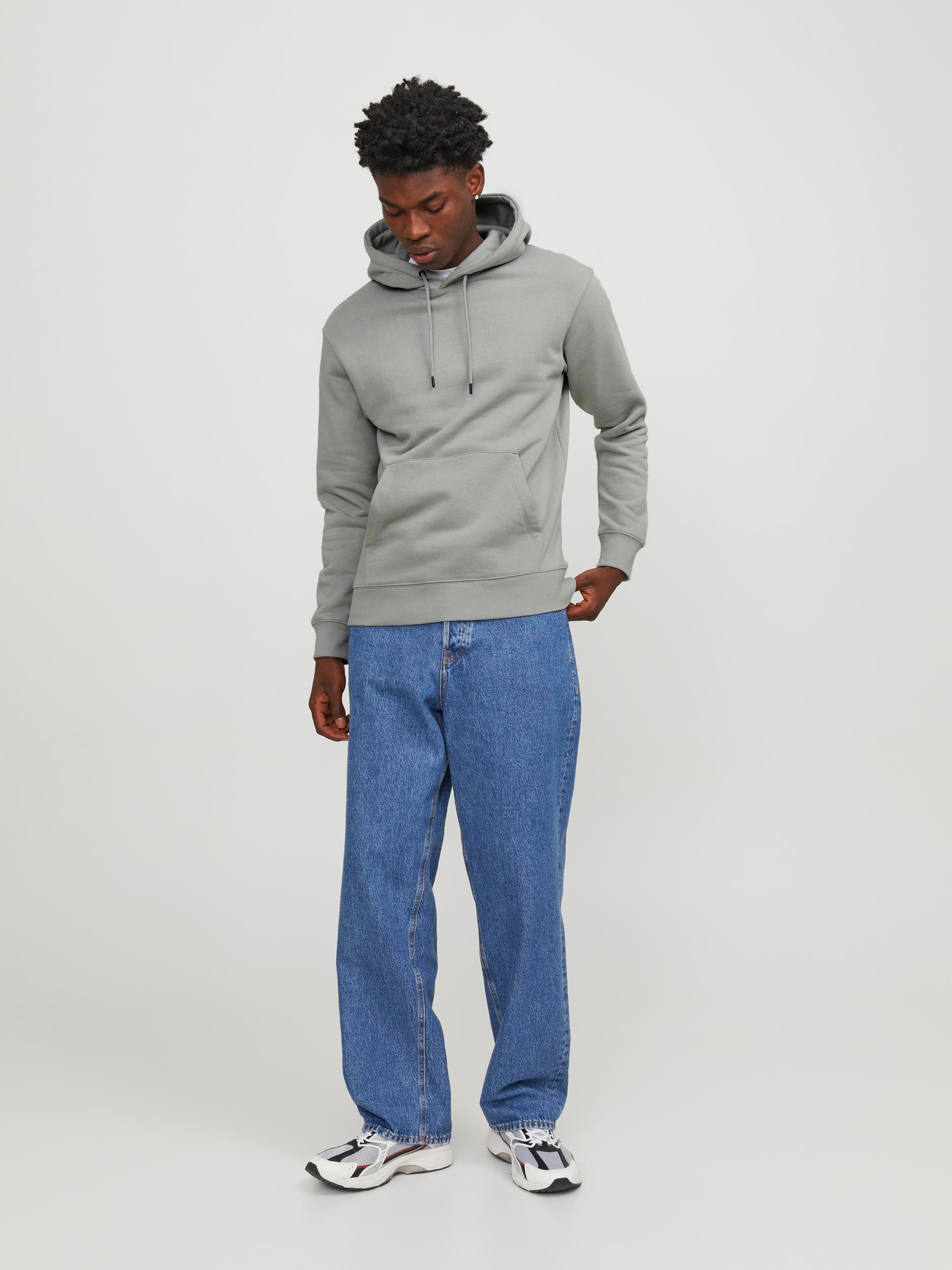 Jack & Jones Sweat à capuche »JJESTAR BASIC SWEAT HOOD NOOS«, mit Rippbündchen
