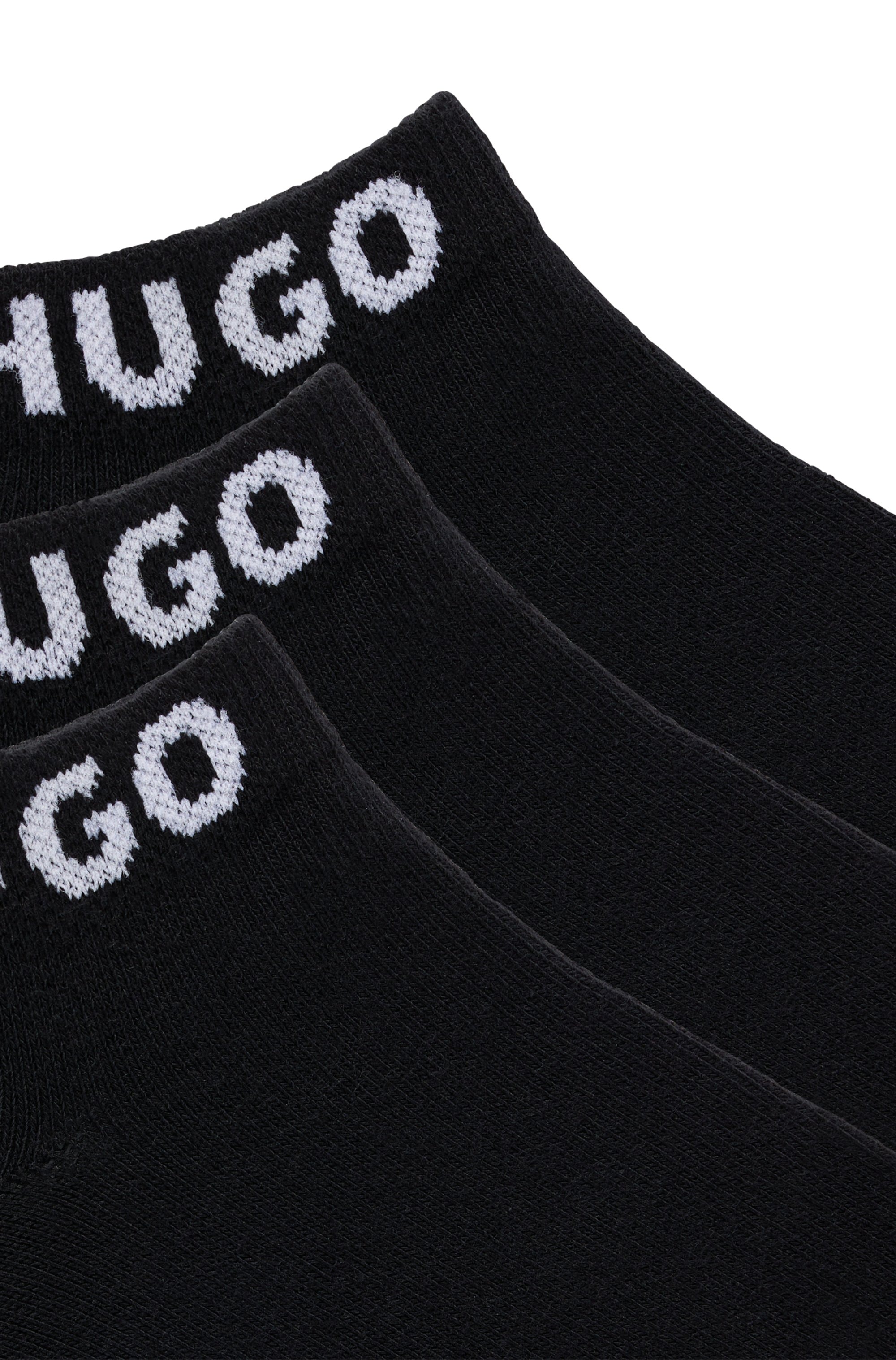HUGO Underwear Socken »3P AS UNI CC W« Packung, 3er, 3 Stk. tlg. mit kontrastfarbenen Logoschriftzug