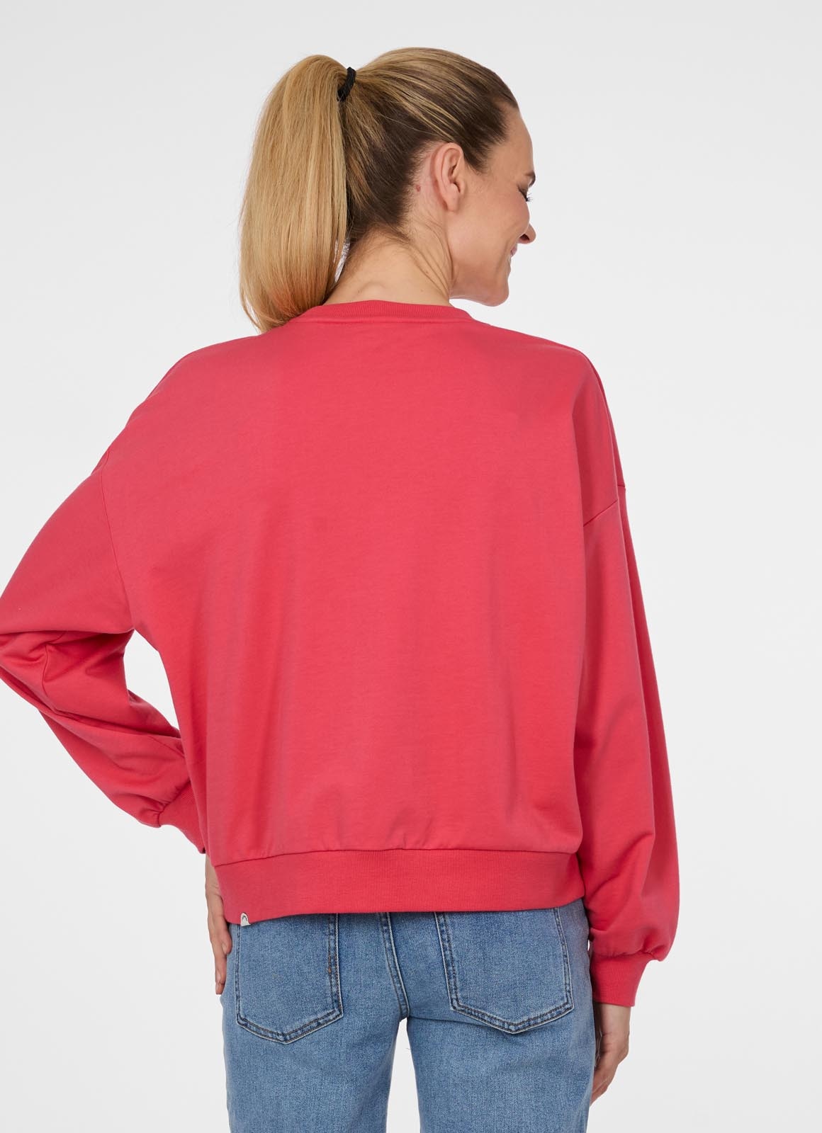 Ragwear Sweat-shirt »WUSS PATCH«, en mélange de coton, coupe normale, manches longues, sans fermeture
