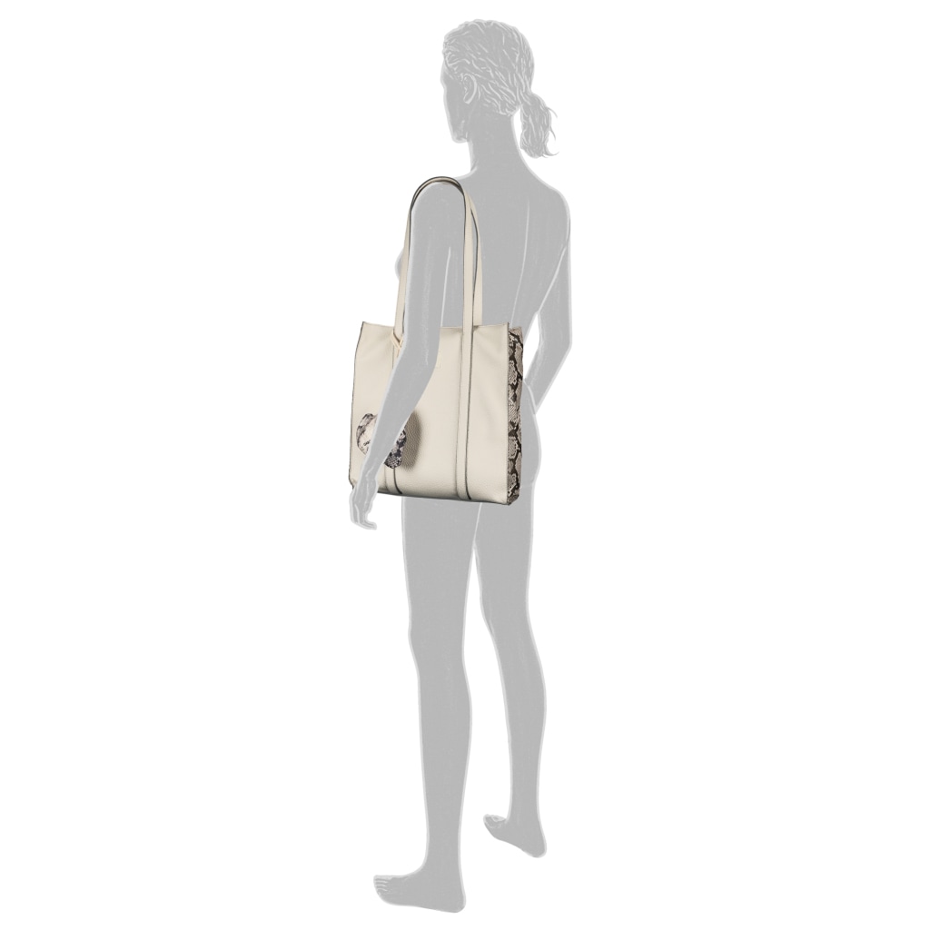 Gabor Shopper »Elfie Luxe« Sac à main pour dames avec motif léopard et pendentif pochette