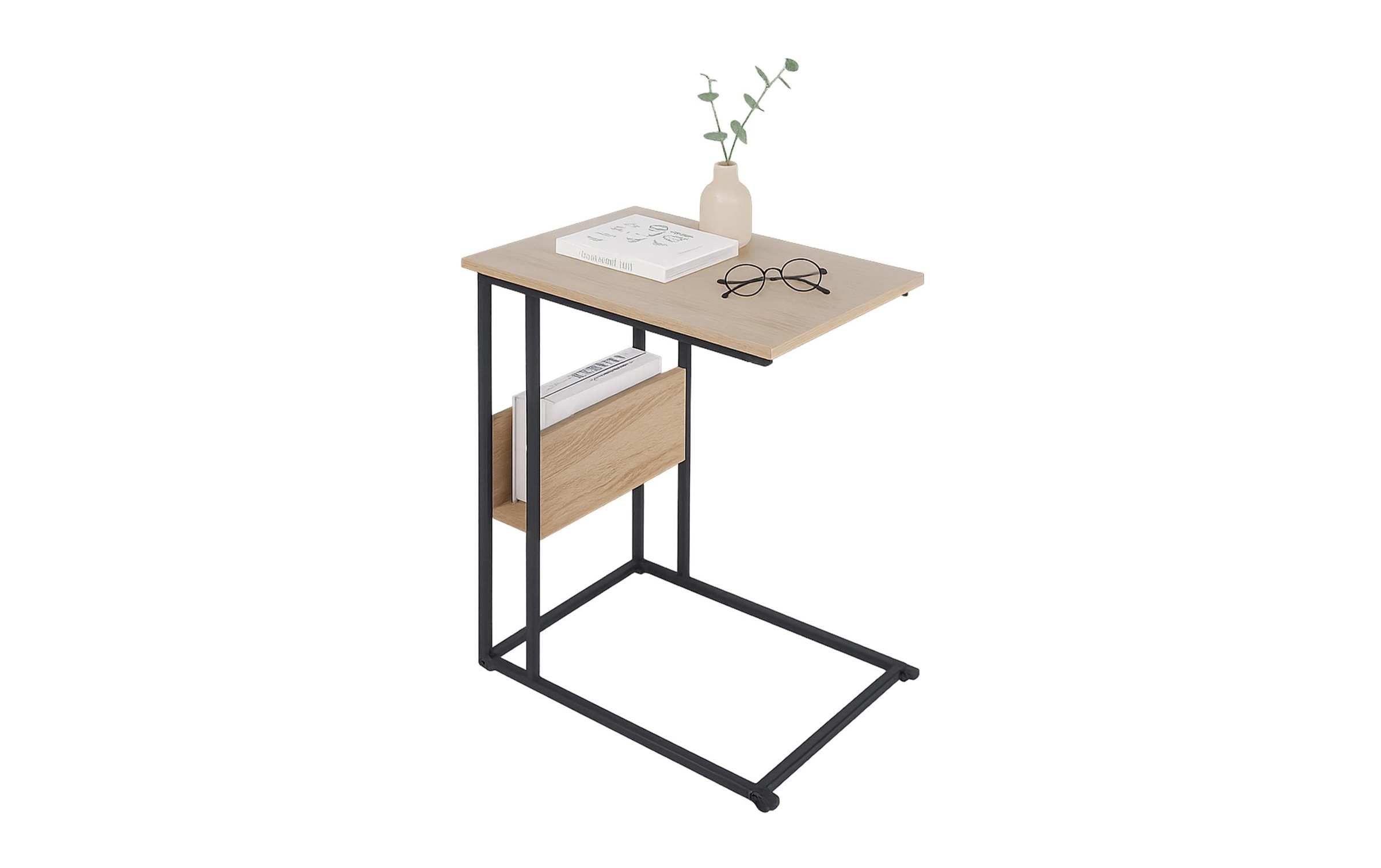 relaxdays Beistelltisch »in C-Form 60 x 55 cm«