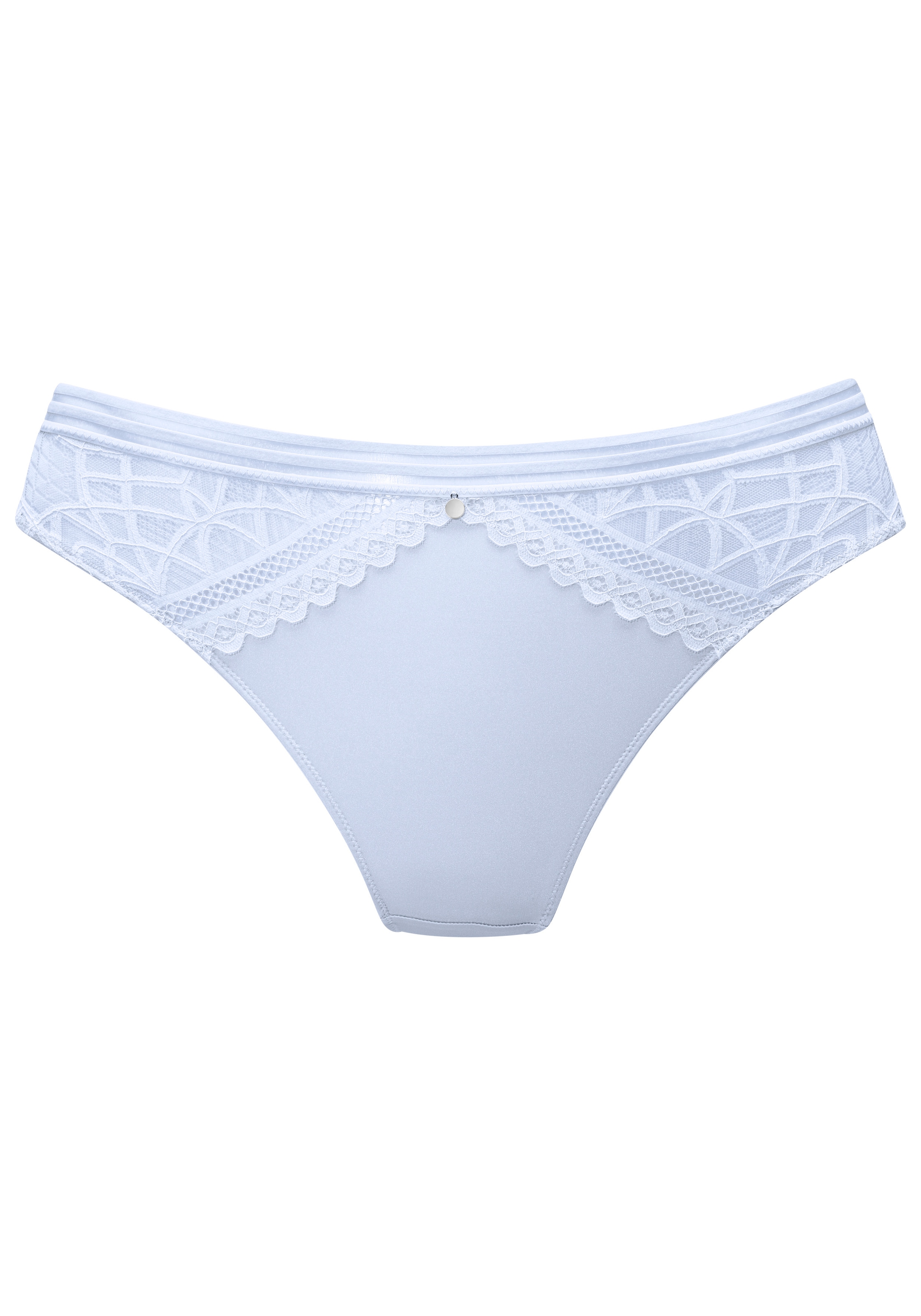 s.Oliver String »Milene« mit graphischen, dezent transparenten Spitzeneinsätzen