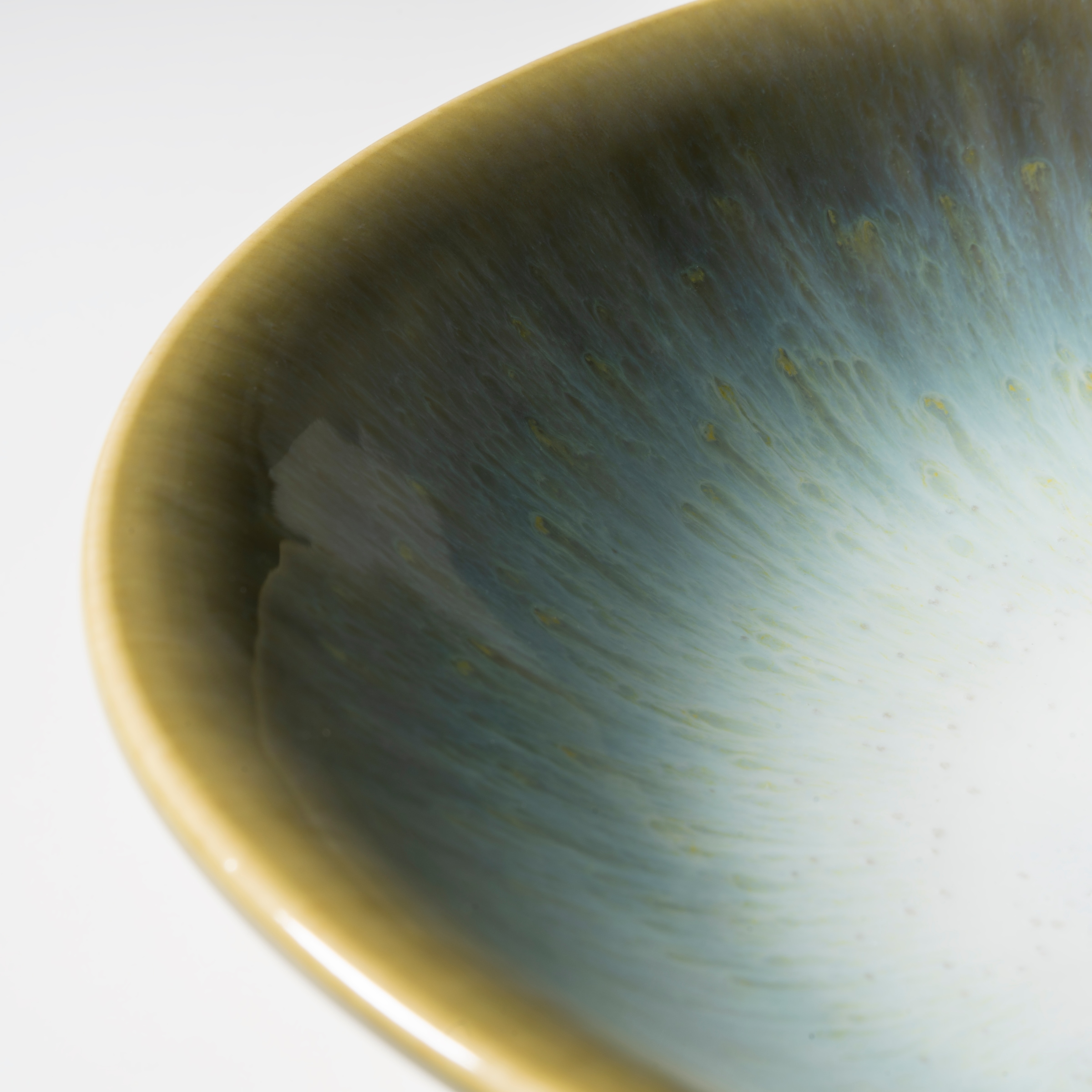 gipfelstück Assiette à soupe »Flussufer« Reaktivglasur aussergewöhnlicher, visueller Farbverlauf, Ø 21 cm