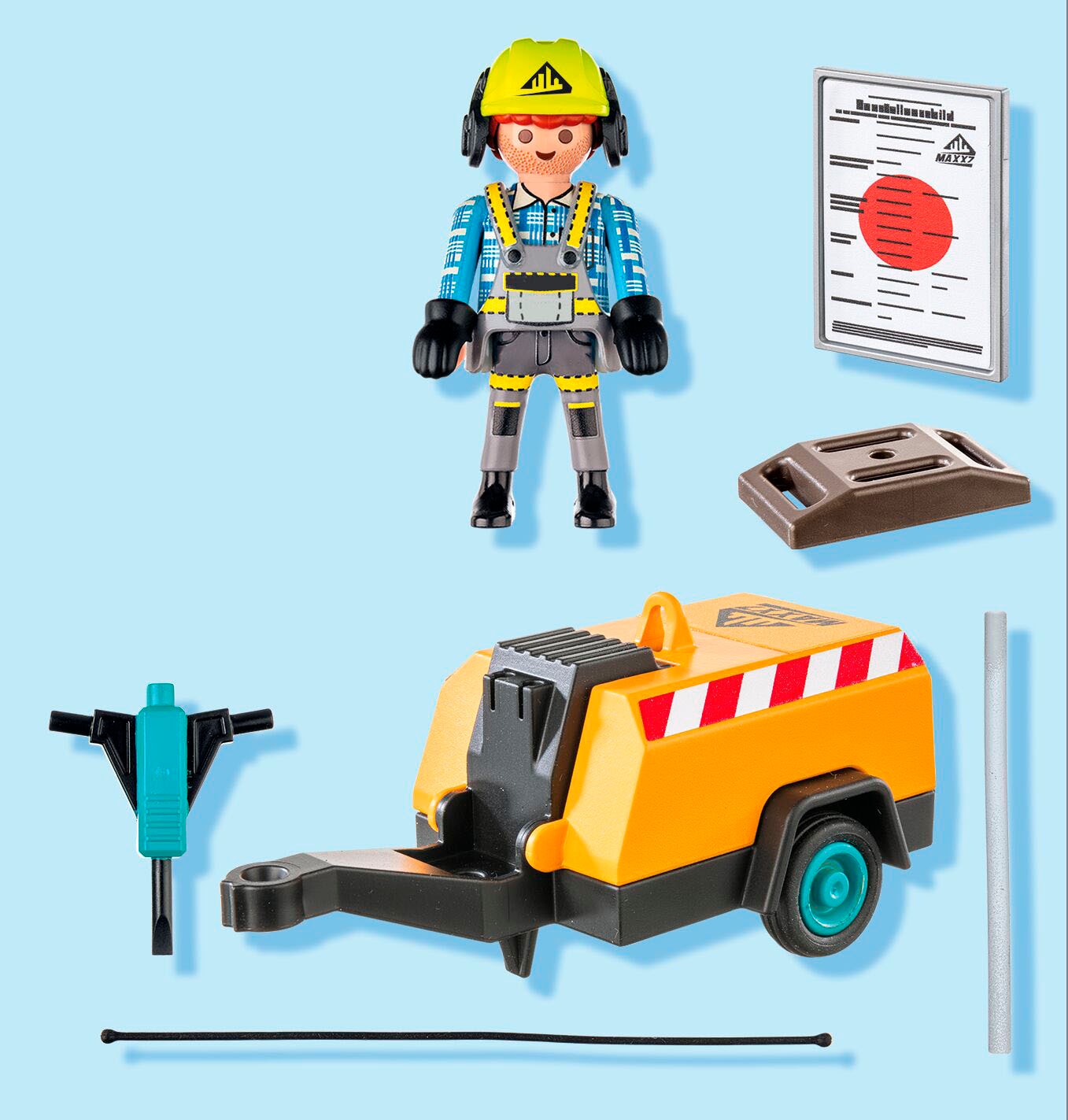 Playmobil® Jeu de construction »Bauarbeiter mit Meissel (71752), Playmobil Action Heroes«
