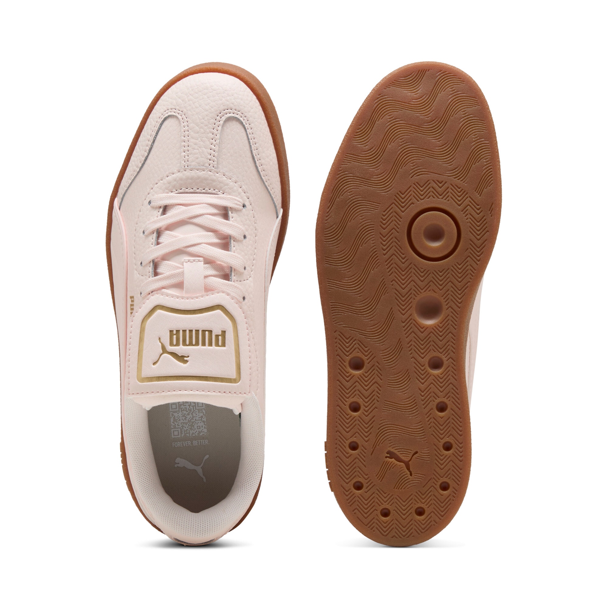 PUMA Sneakers »CLUB AZURA L«  pour un look sportif, en cuir, semelle en caoutchouc, avec lacets