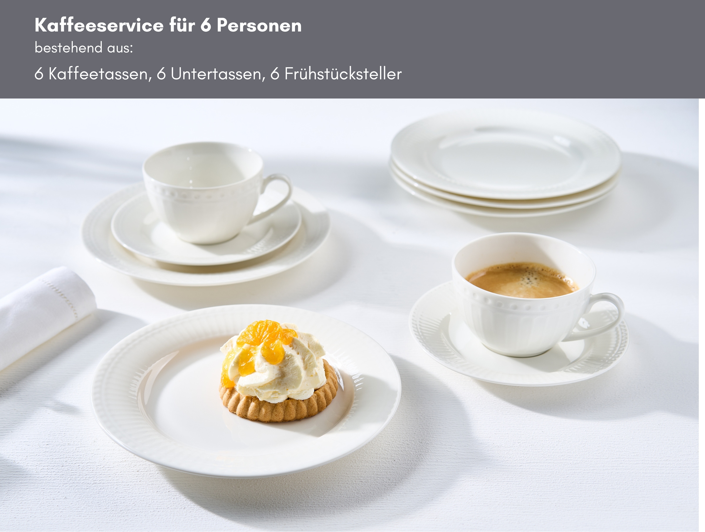 Ritzenhoff & Breker Kaffeeservice »Sofia« Reliefdekoration