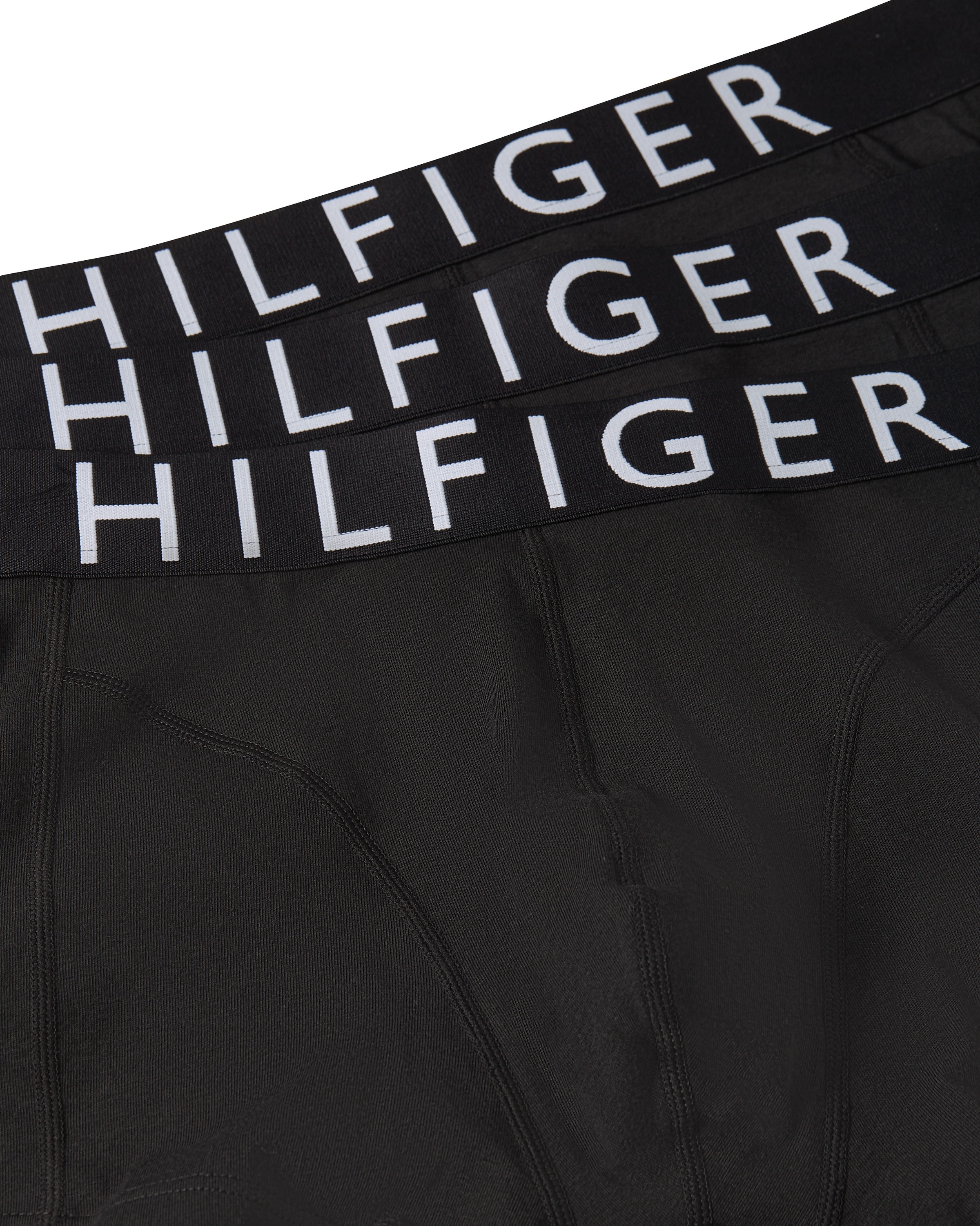 Tommy Hilfiger Underwear Trunk »mit Kontrast-Logo-Taillenbund« 3 Stk. aus Stretch-Baumwolle, normale Leibhöhe