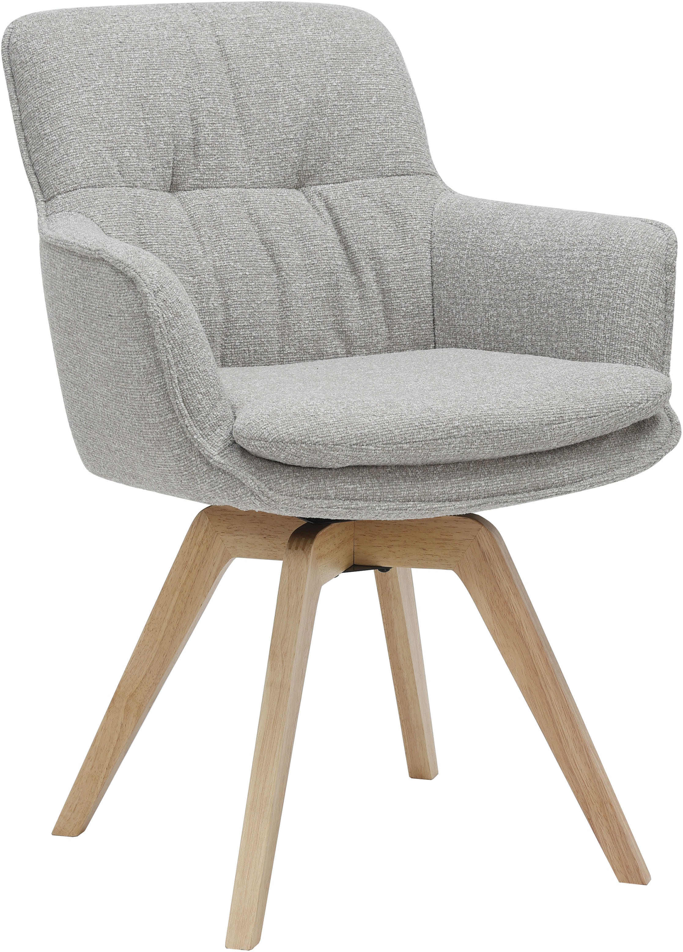 GOODproduct Esszimmerstuhl »Sigune« () 1 Stk.pflegeleichter Webstoff Bezug, massives Echtholzgestell