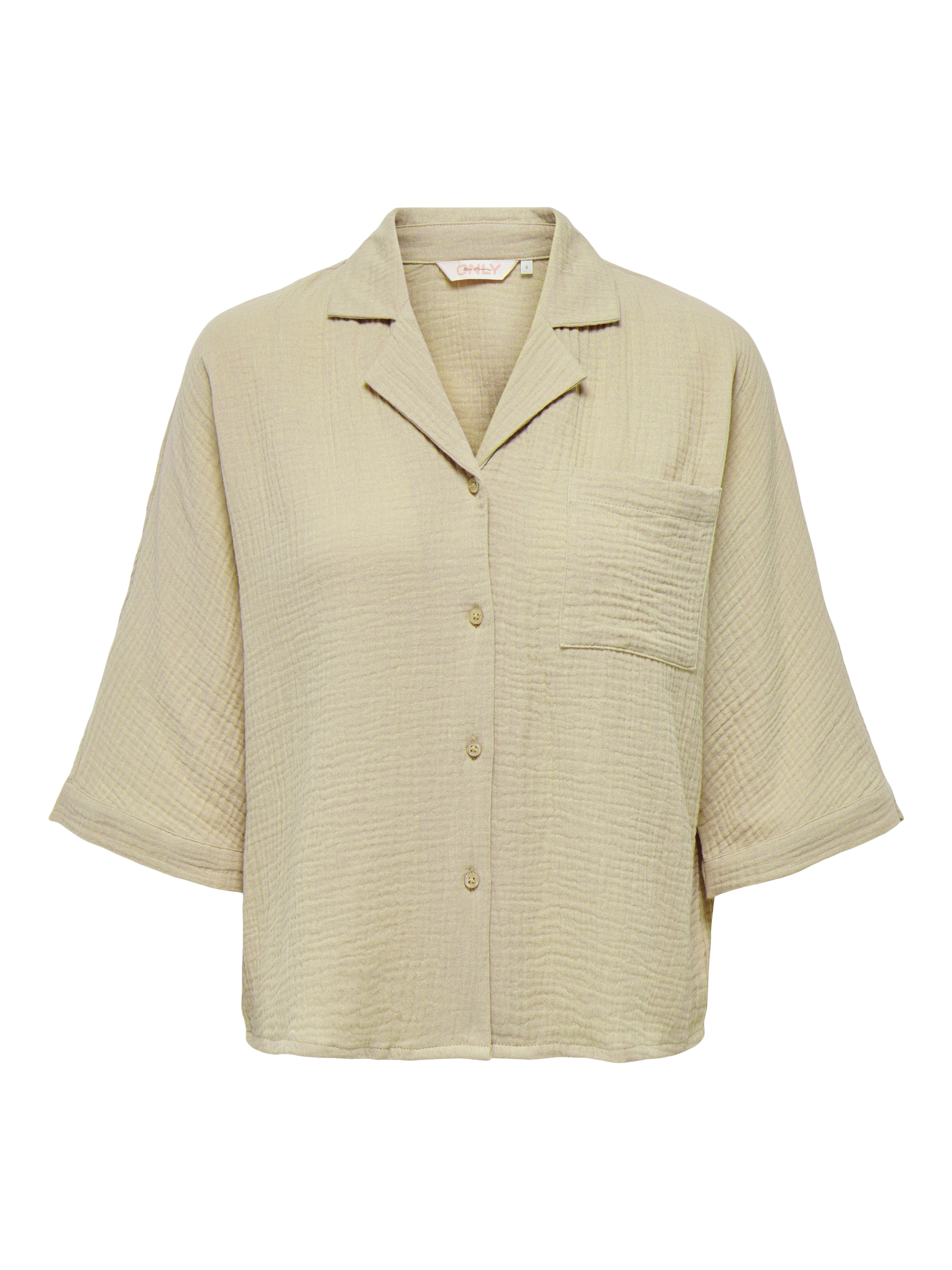 ONLY Blouse à manches courtes »ONLTHYRA LIFE SS SHIRT NOOS WVN«