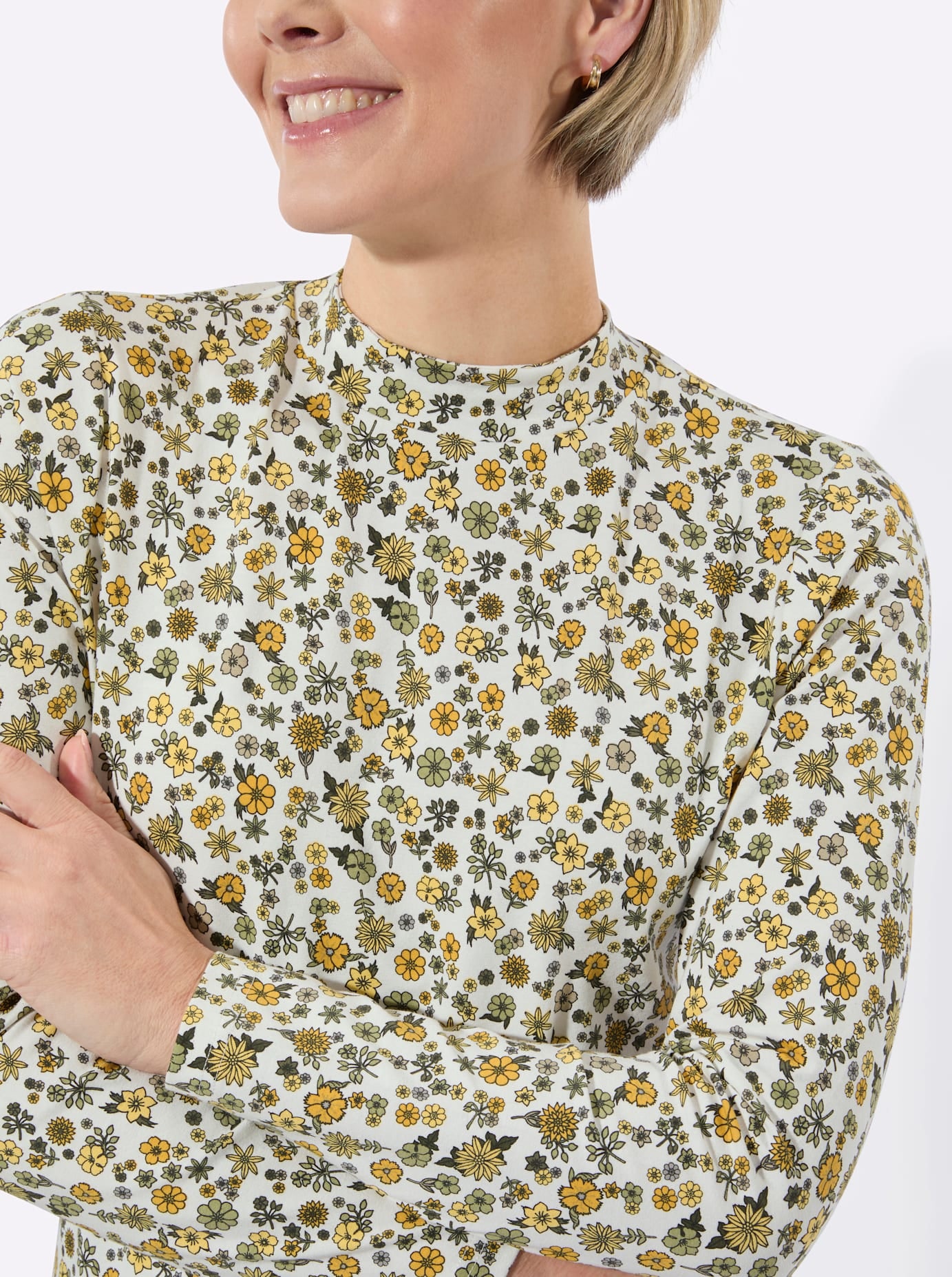 Classic Basics T-shirt à col montant »Stehkragen-Shirt« 1