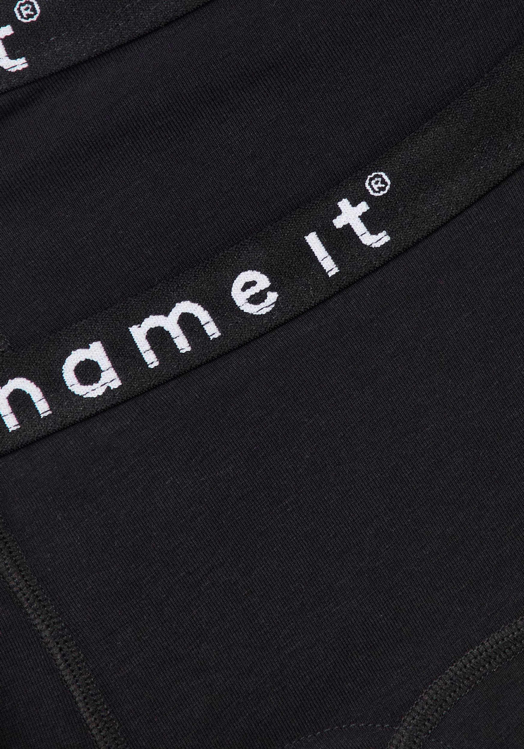 Name It Hipster »NKFHIPSTER 2P NOOS« Packung, 2 cuis unifarben, casual, regular fit, Baumwollmischung, Jersey