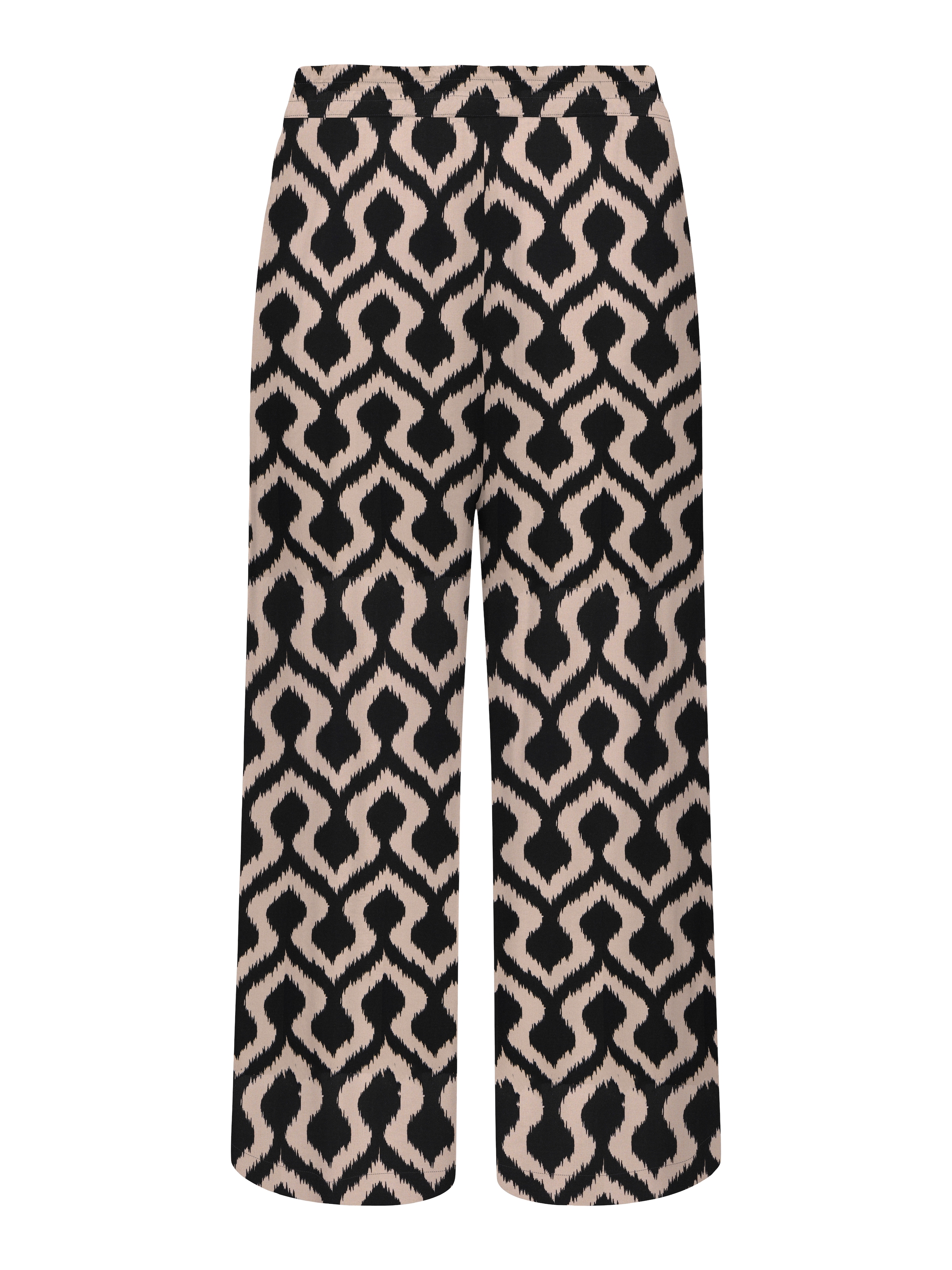 ONLY Pantalon palazzo »ONLNOVA LIFE CROP PALAZZO PANT AOP PTM«  viscose, coupe regular
