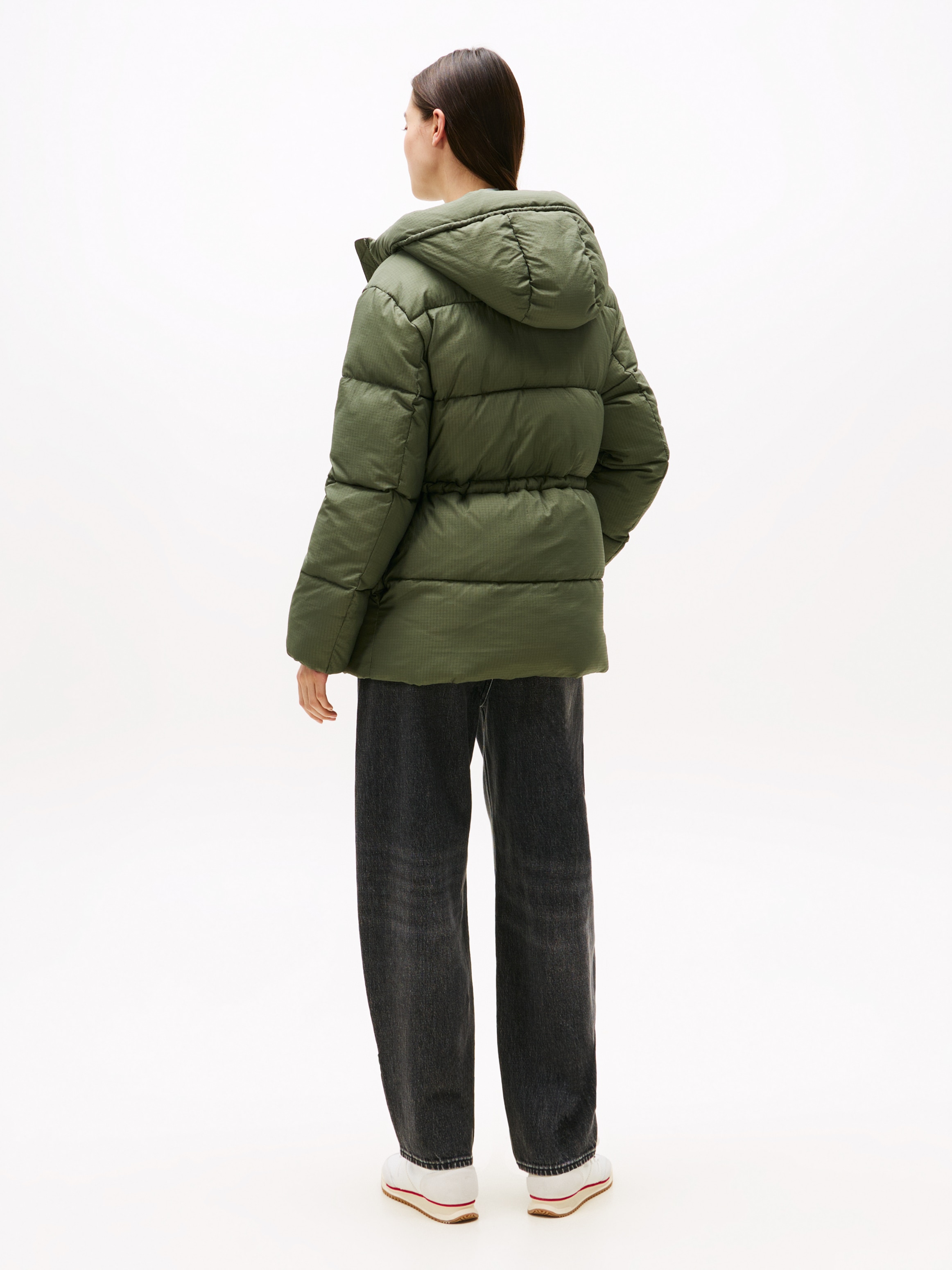 Tommy Jeans Veste matelassée »TJW HOODED MIDI PUFFER JACKET« mit Kapuze