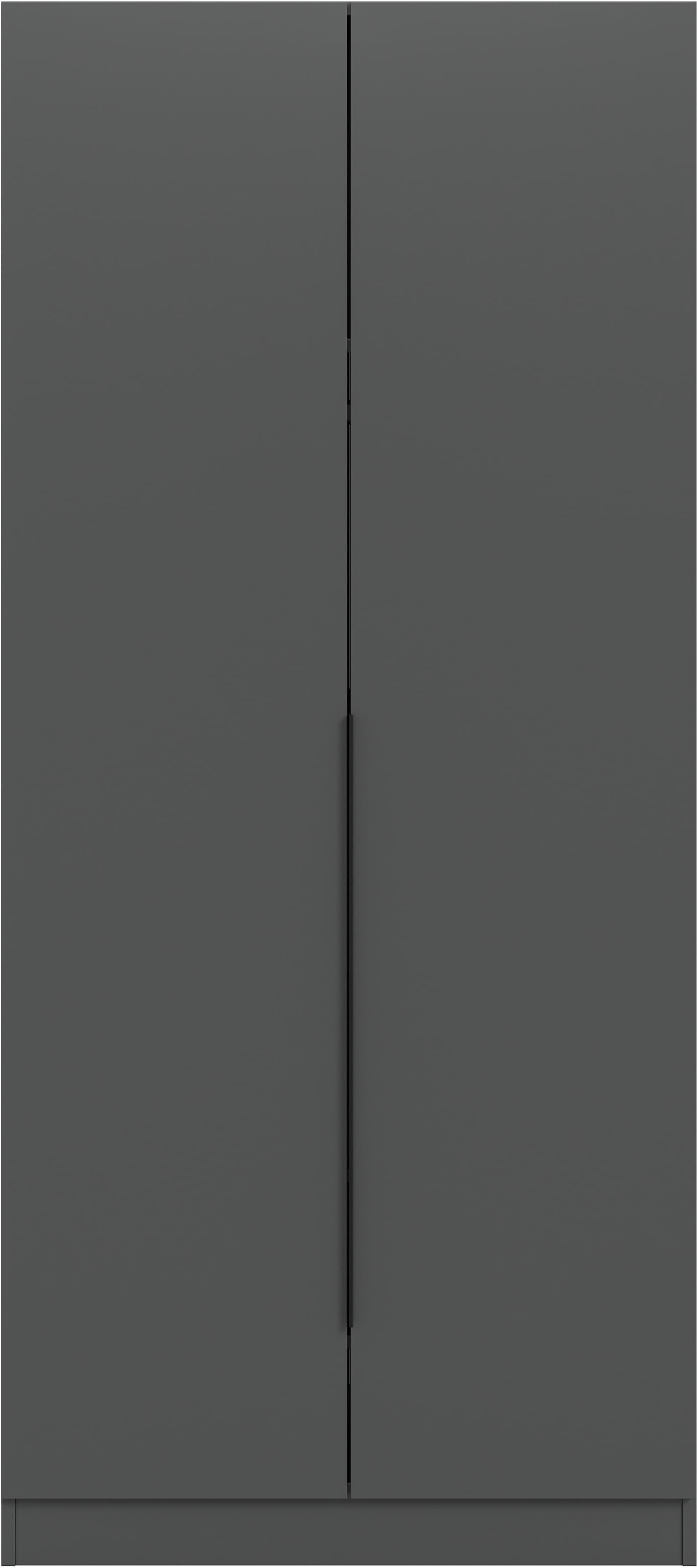 Home affaire Kleiderschrank »Skarde Schlafzimmerschrank, Garderobe, Schrank« Otto Bestseller Garderobe Schlafzimmerschrank,  Breite: 80 cm, anthrazit, Kleiderstange