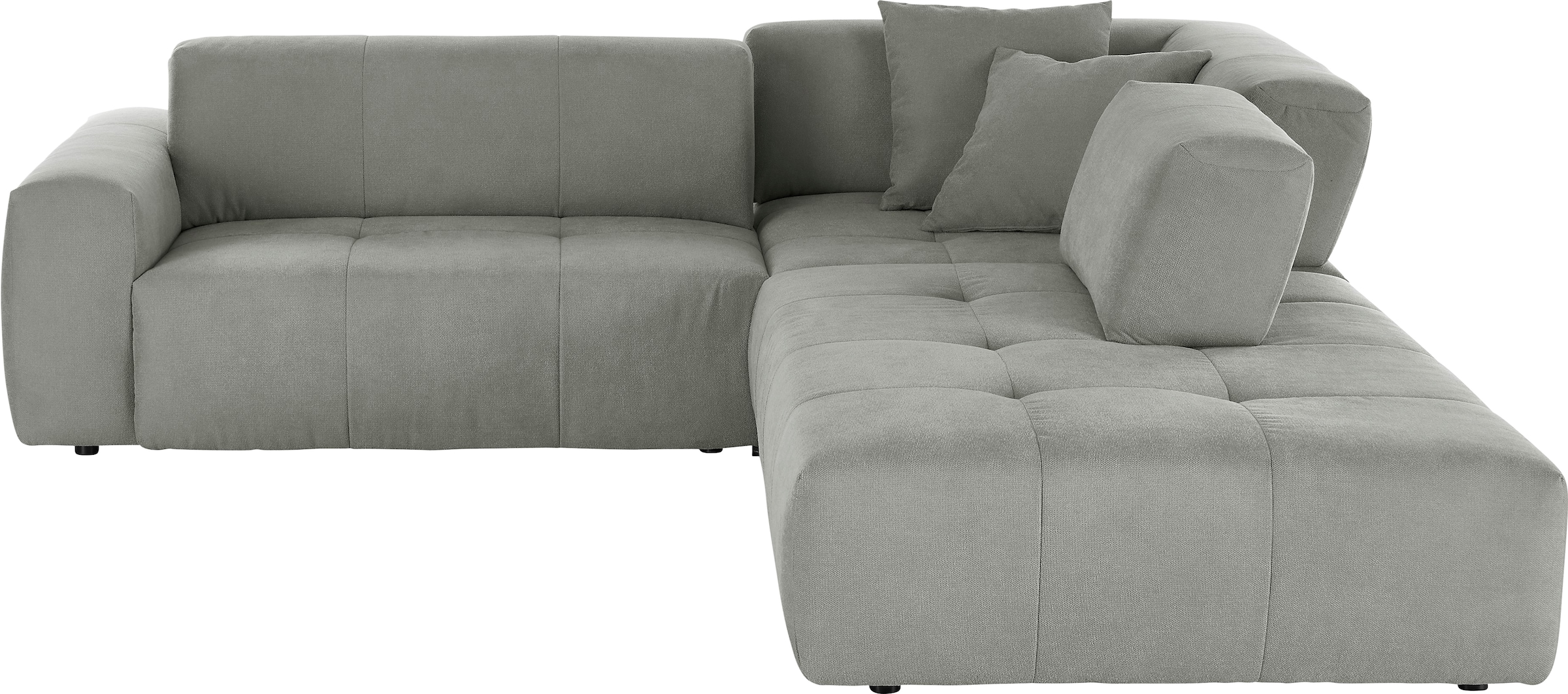 3C Candy Canapé d'angle »Yoshy Komfortsofa, bequem und modern, hochwertige Verarbeitungsdetails« Deux profondeurs d'assise différentes grâce au dossier réglable, forme en L