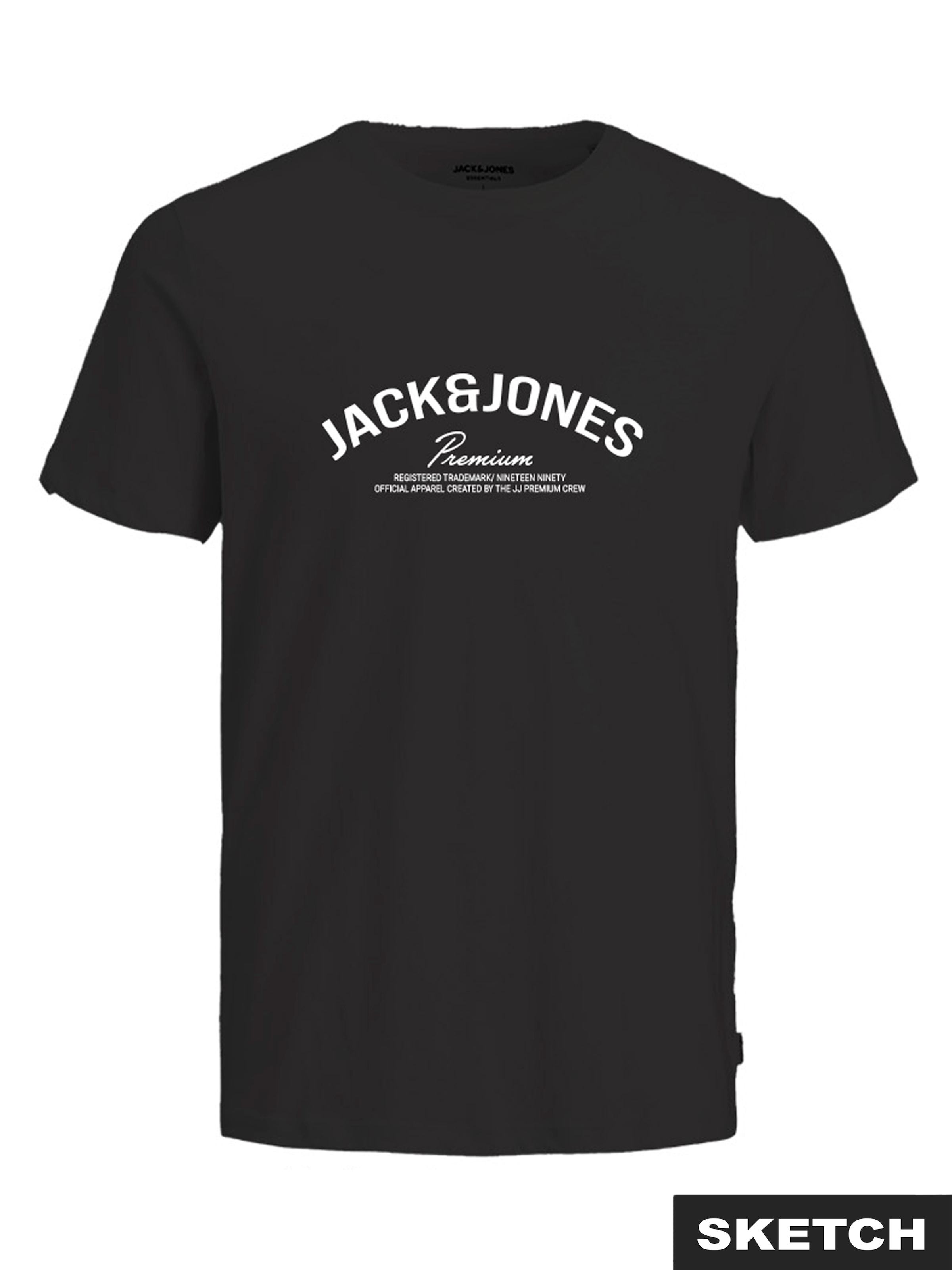 Jack & Jones PlusSize T-shirt »JPRBLATOMMY SS TEE FST PLS« avec logo et inscription