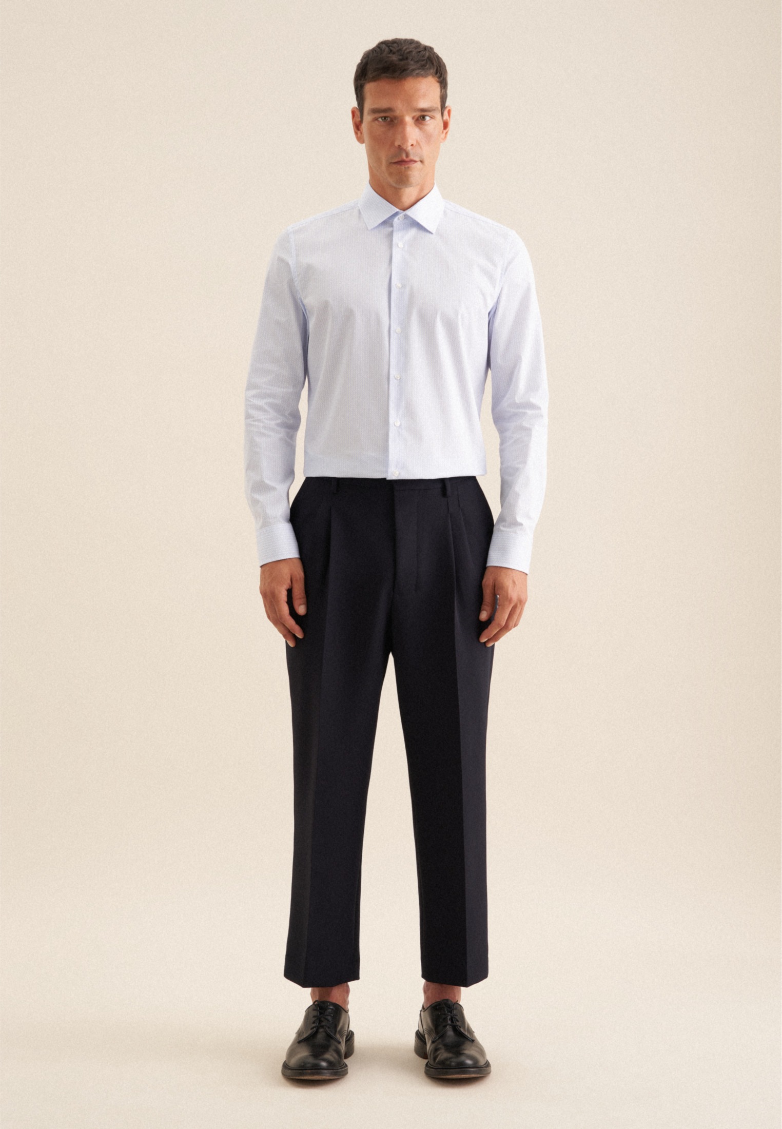 seidensticker Businesshemd »Slim« Slim 1/1 Kentkragen Druck