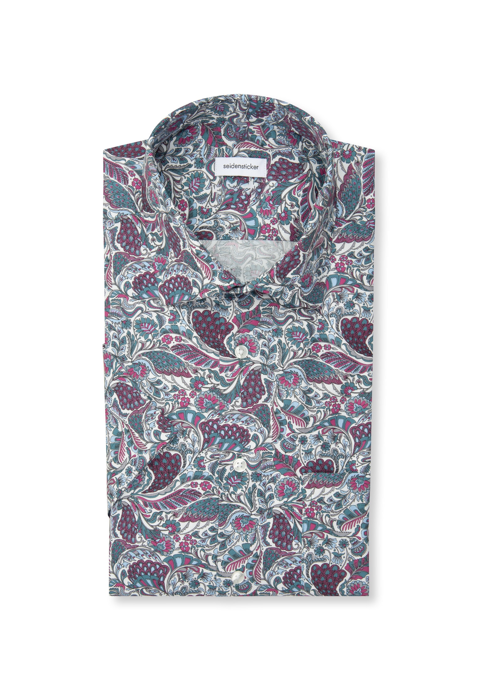 seidensticker Businesshemd »Regular«, Regular 1/2 Kentkragen Druck
