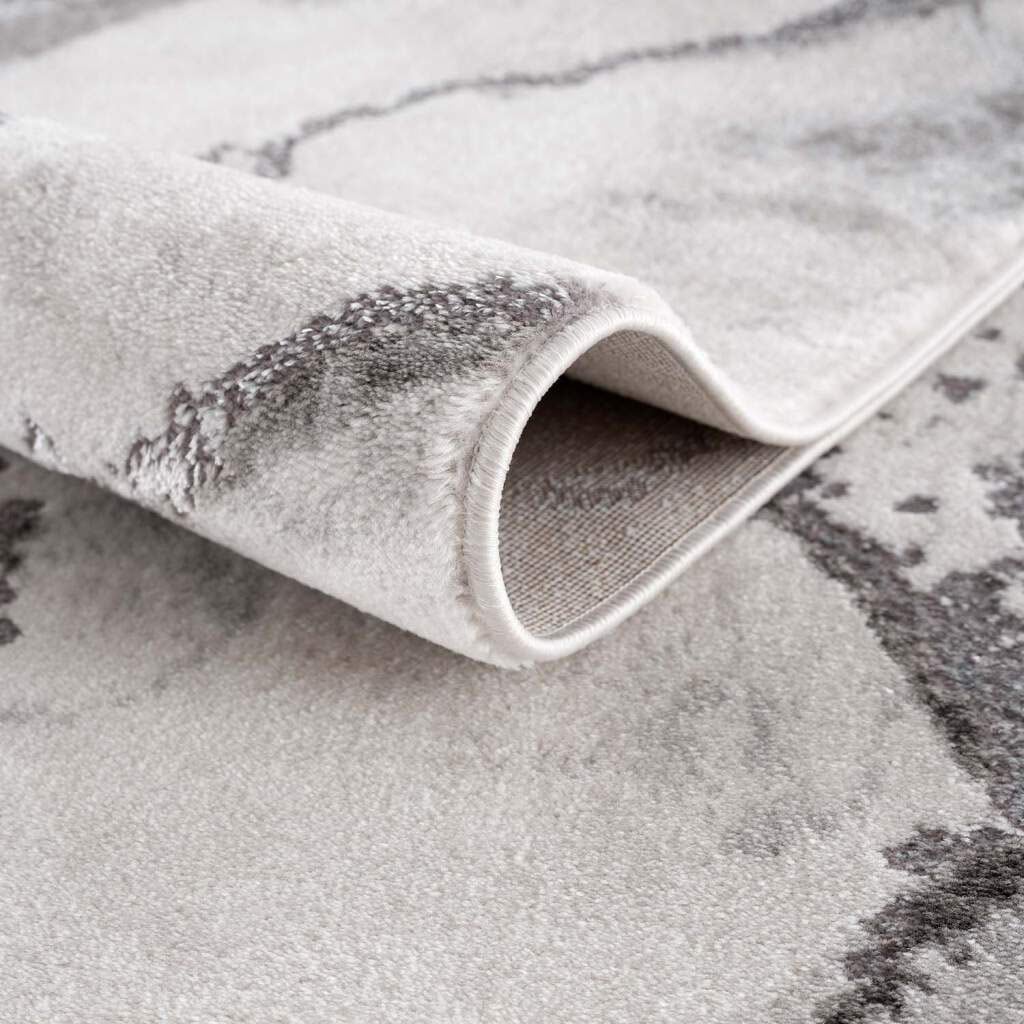 Carpet City Teppich »Chic« rechteckig 11 mm Höhe Kurzflor, Abstrakt, Marmor, Modern, Weicher Flor