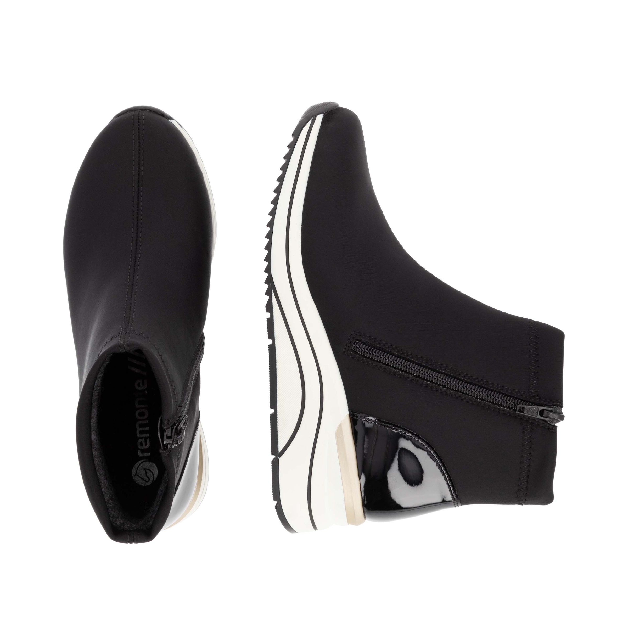 Remonte Keilsneaker  Plateauboots, High Top Stiefelette mit wasserabweisender TEX-Membran