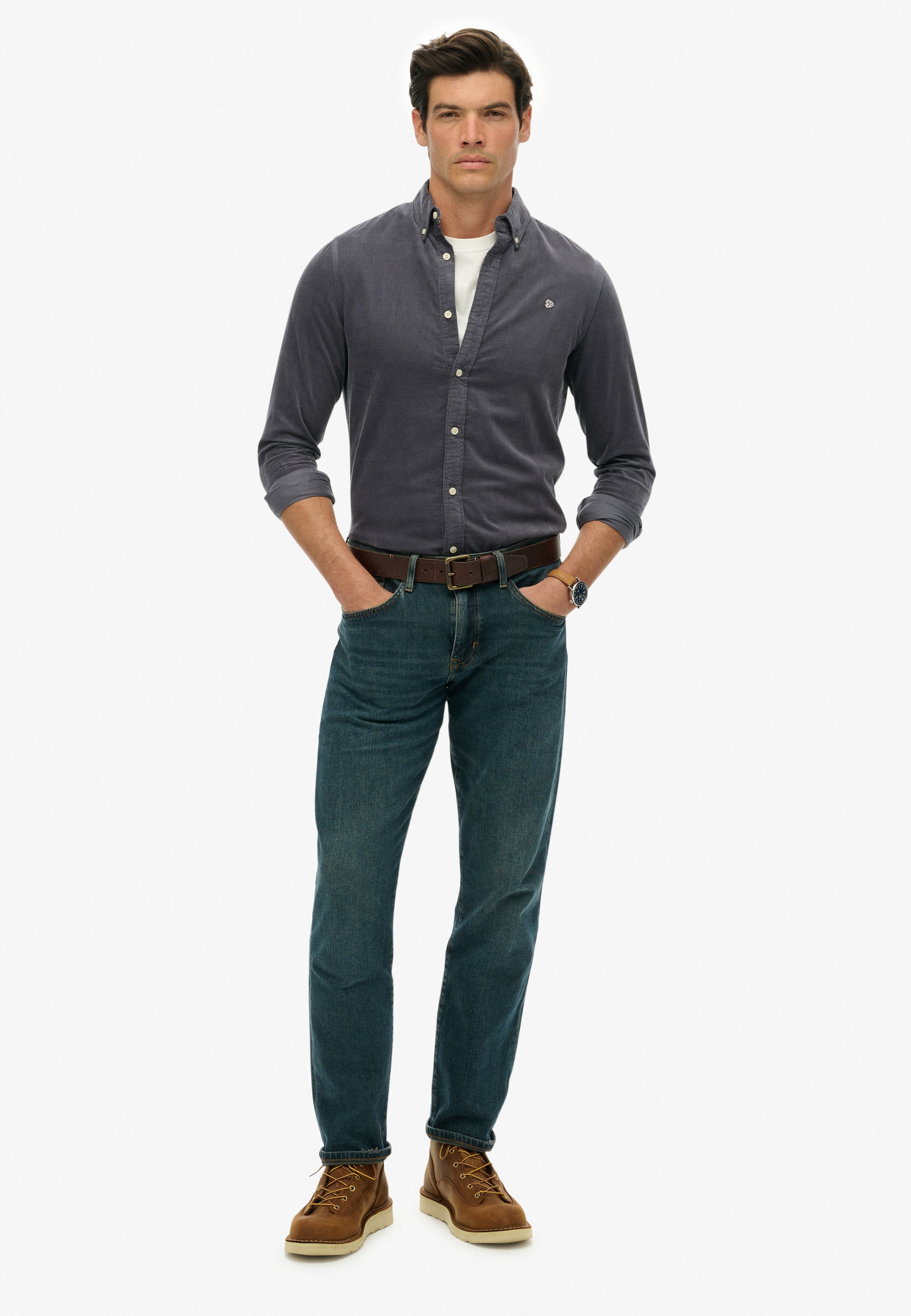 Superdry Chemise à manches longues »CLASSIC NEEDLE CORD SHIRT«