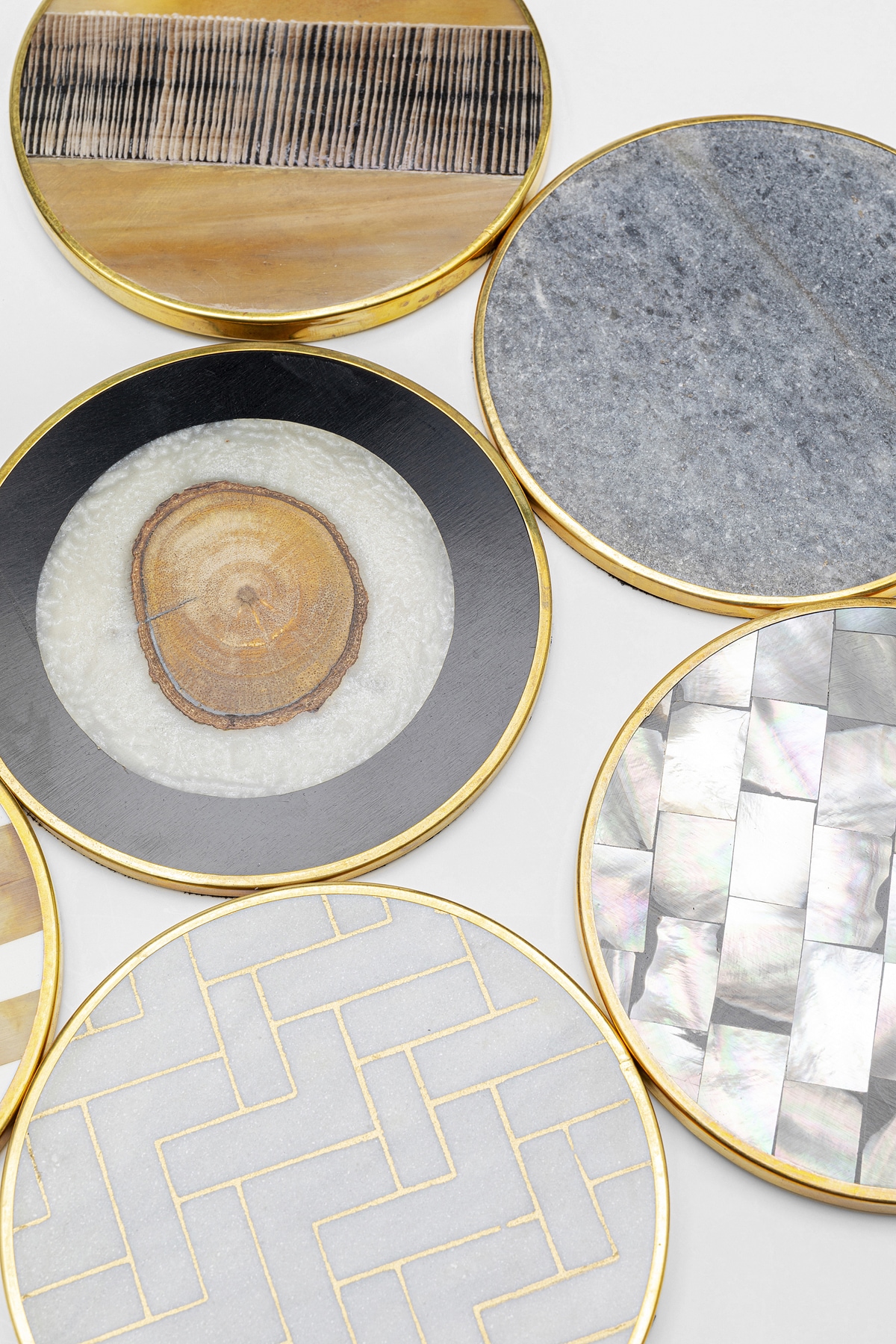 Kare Design Tapis de décoration »Untersetzer Nature (6/Set)«