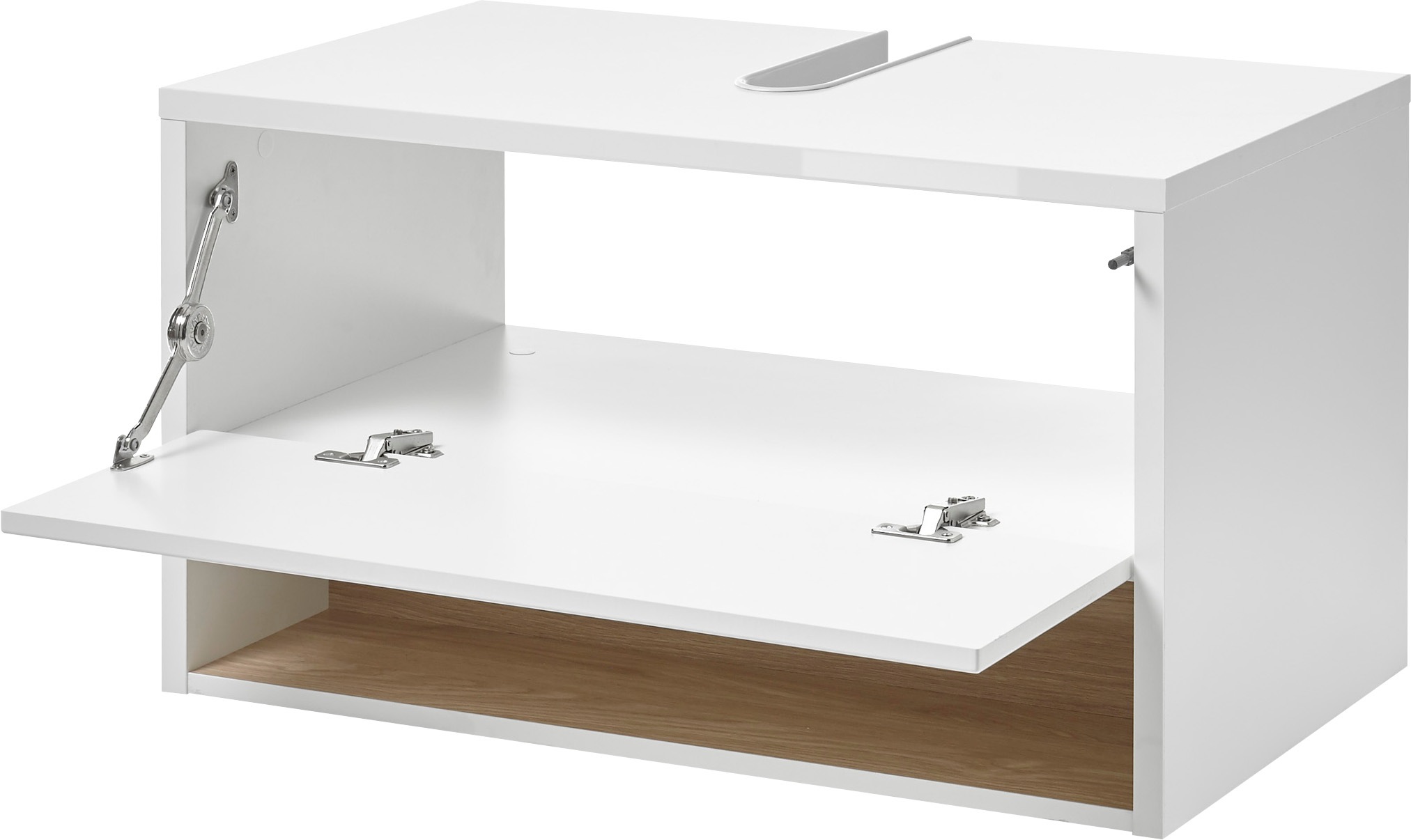 PLACES OF STYLE Badmöbel-Set »Studio Line, Bad im modernen Design, 4-teiliges Badezimmer« 4 Stk. tlg.