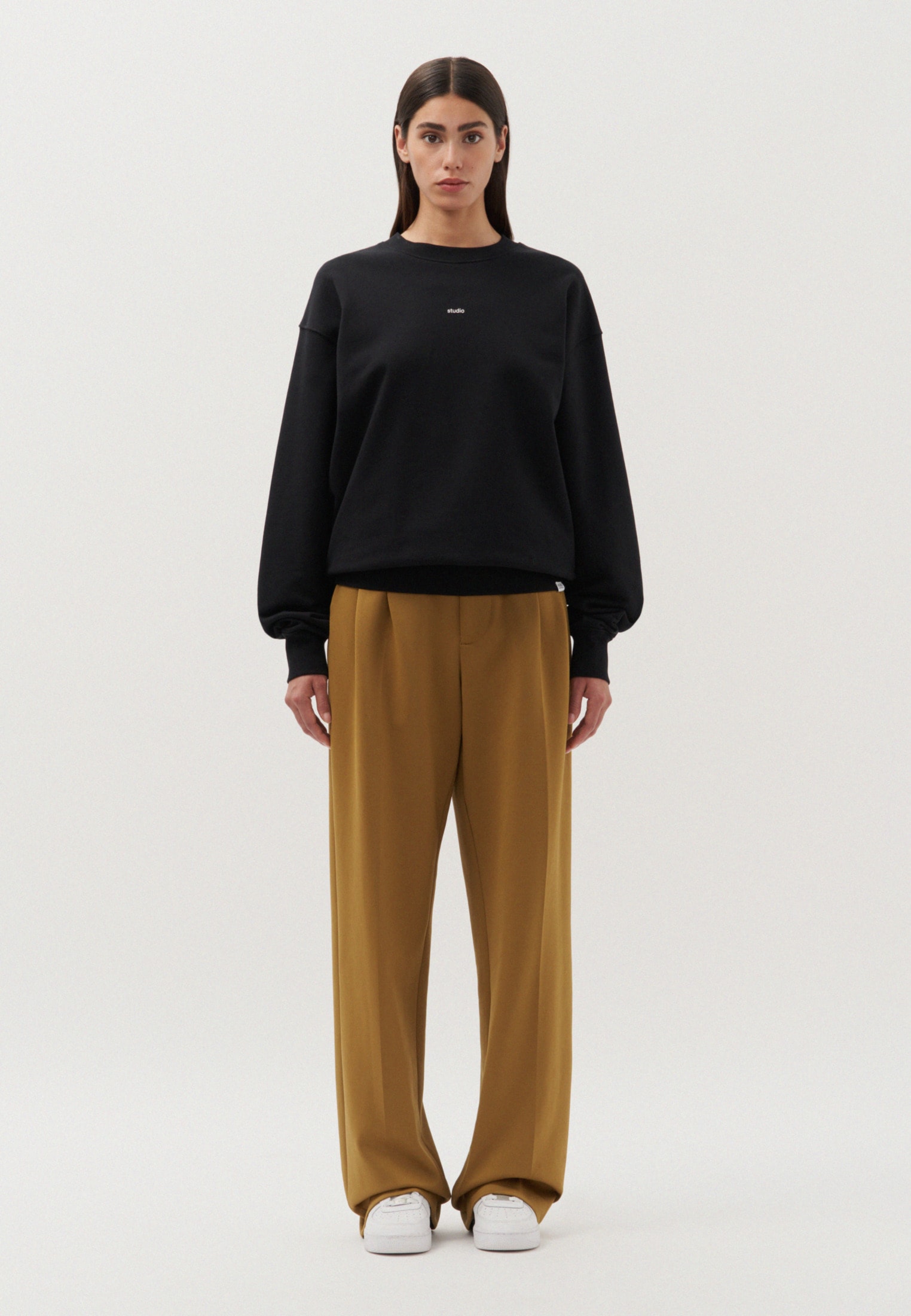 studio seidensticker Sweatshirt »Studio« Langarm Rundhals Uni