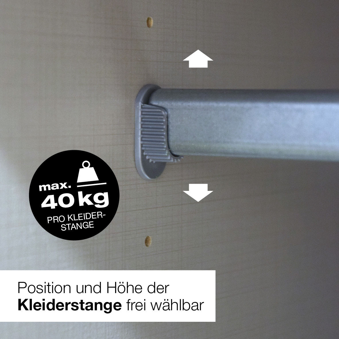 Wimex Armoire à portes coulissantes »Bali in den Breiten 225cm & 270cm, Kleiderschrank mit Glaselement« Schrank mit 3 Türen, in den Farben: grafit oder saharagrau erhältlich