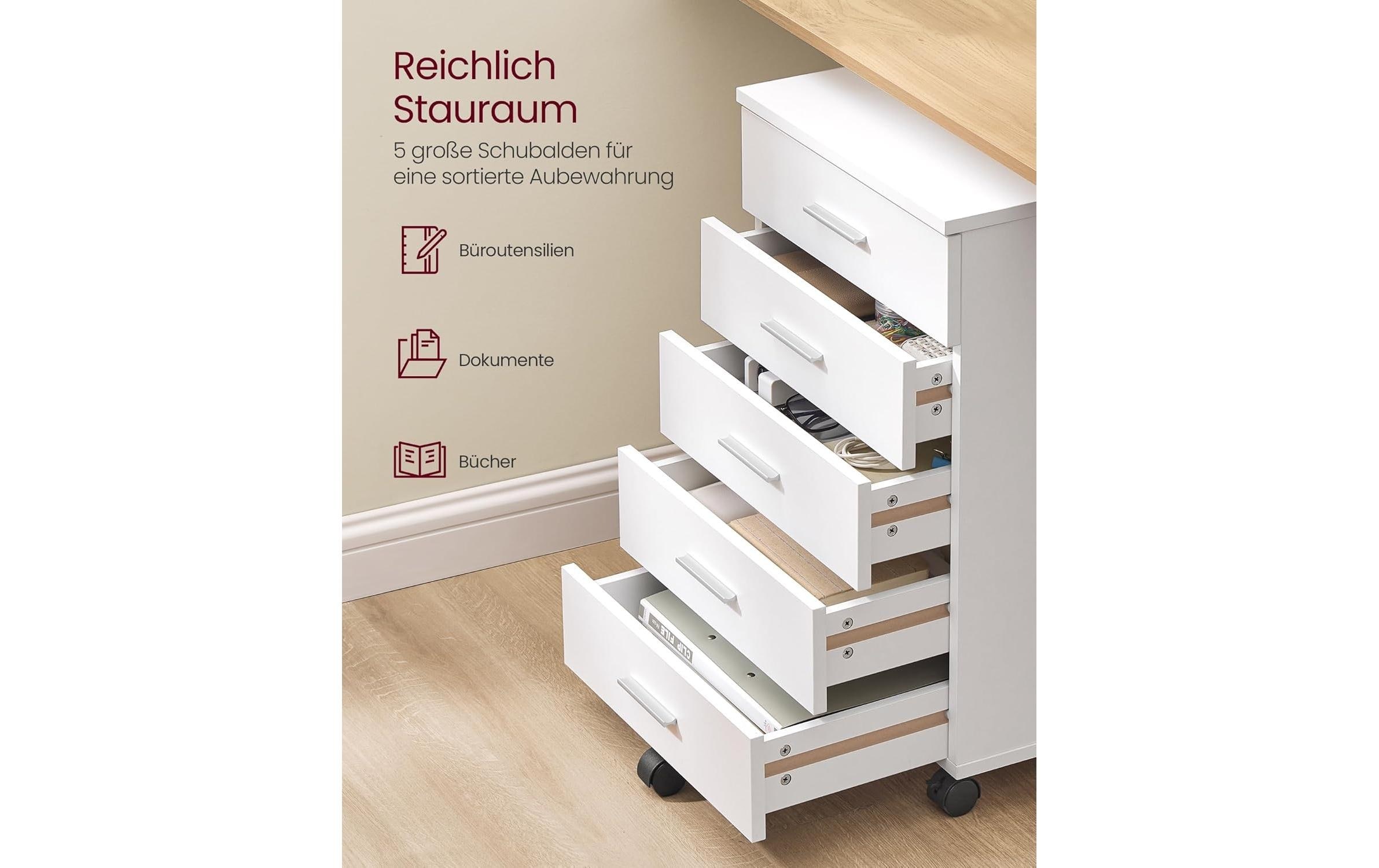 SONGMICS Rollcontainer »42 x 40 x 65.7 cm«