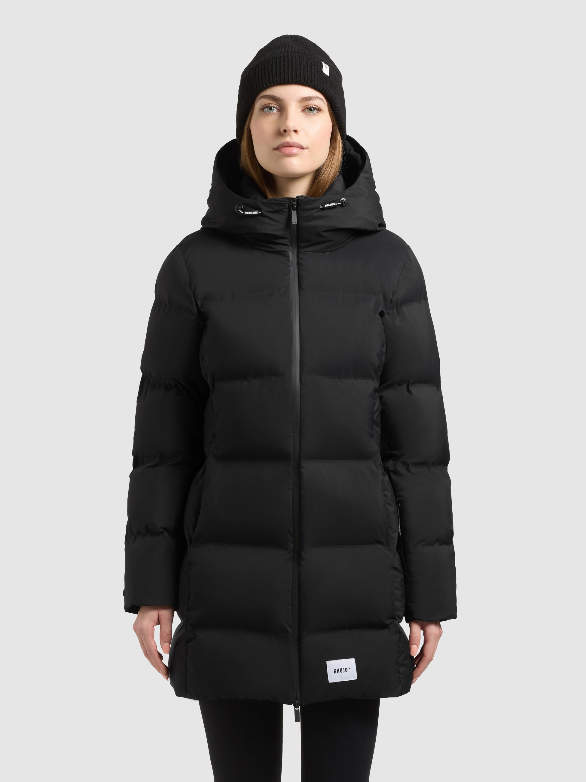 khujo Steppjacke »TANARE5« mit Kapuze Reissverschlusstaschen mit Fleecefutter