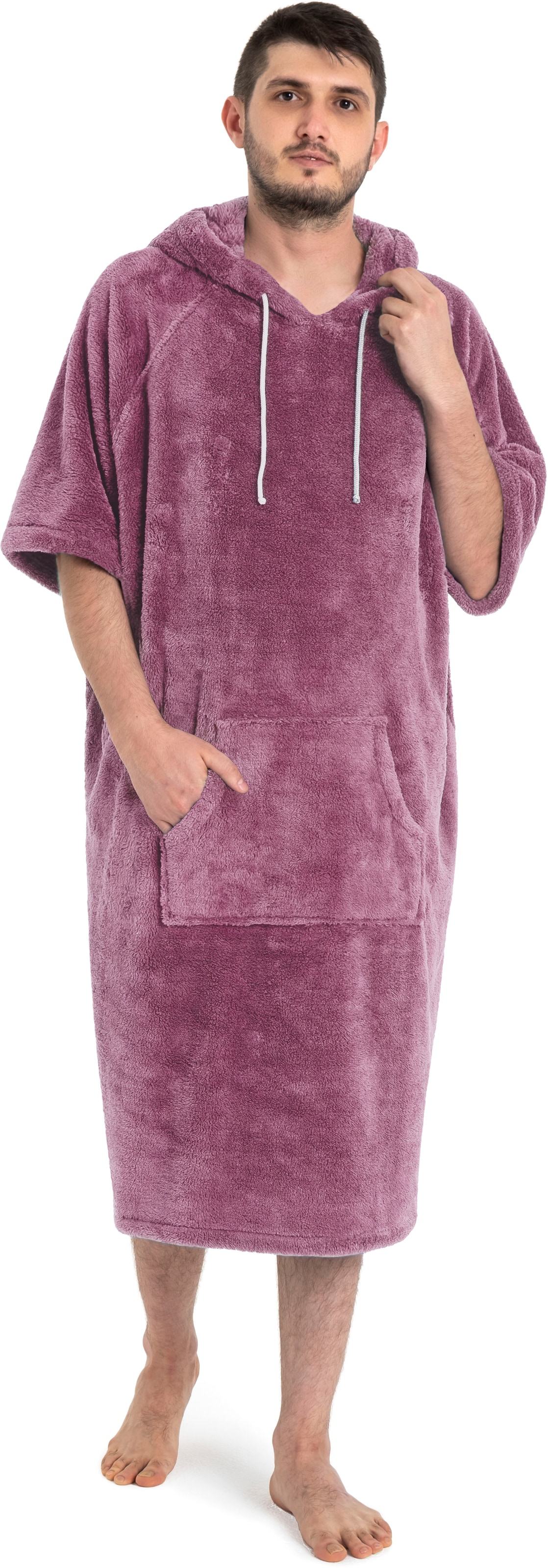 GOODproduct Badeponcho »Lillou, Surfponcho ideal für Sauna, Spa & im Urlaub« 1 Stk. weich und kuschelig, plüsch, Fleece, Unisex, für Damen und Herren