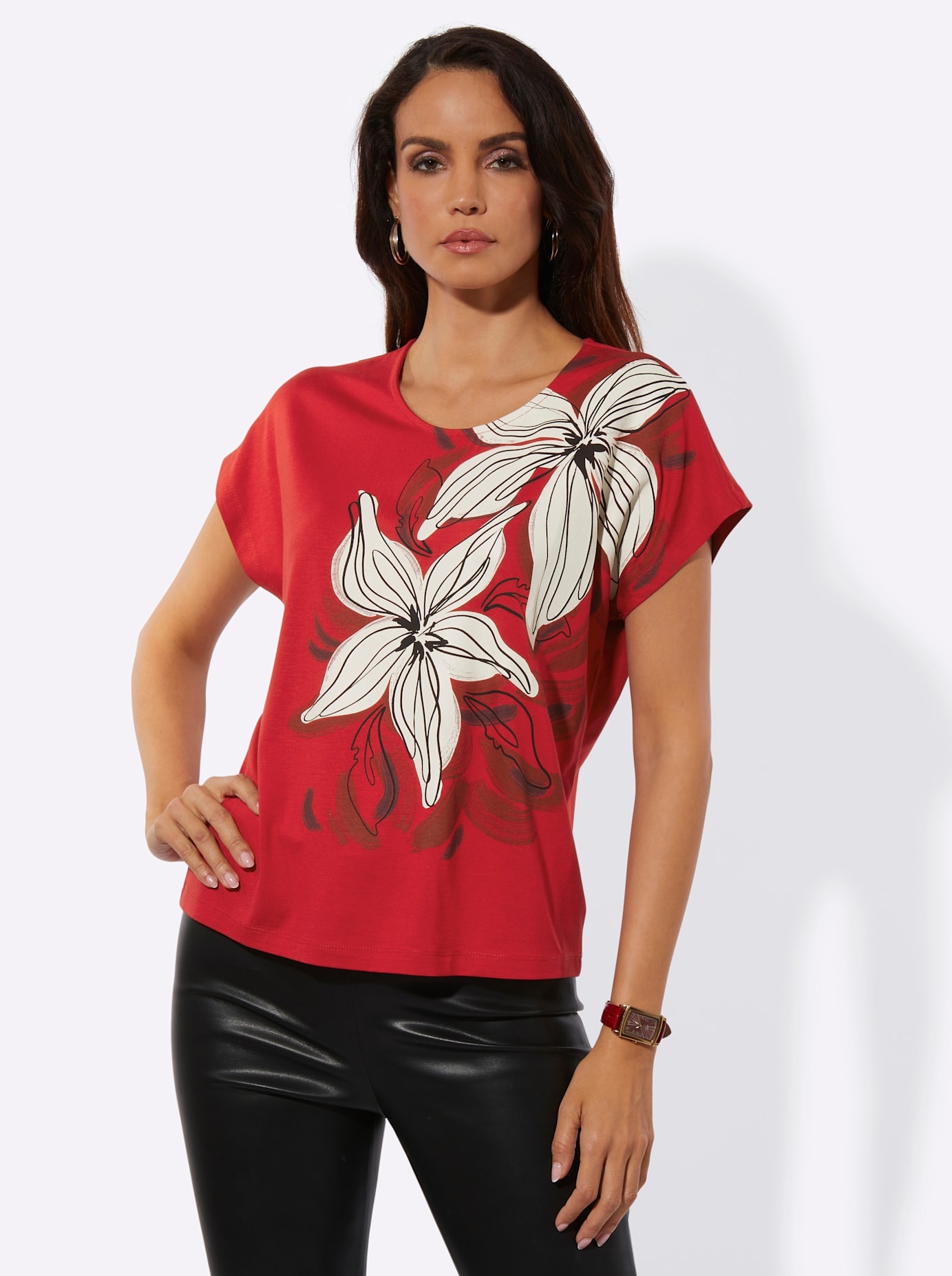 creation L T-shirt imprimé »Druck-Shirt« 1 pièces