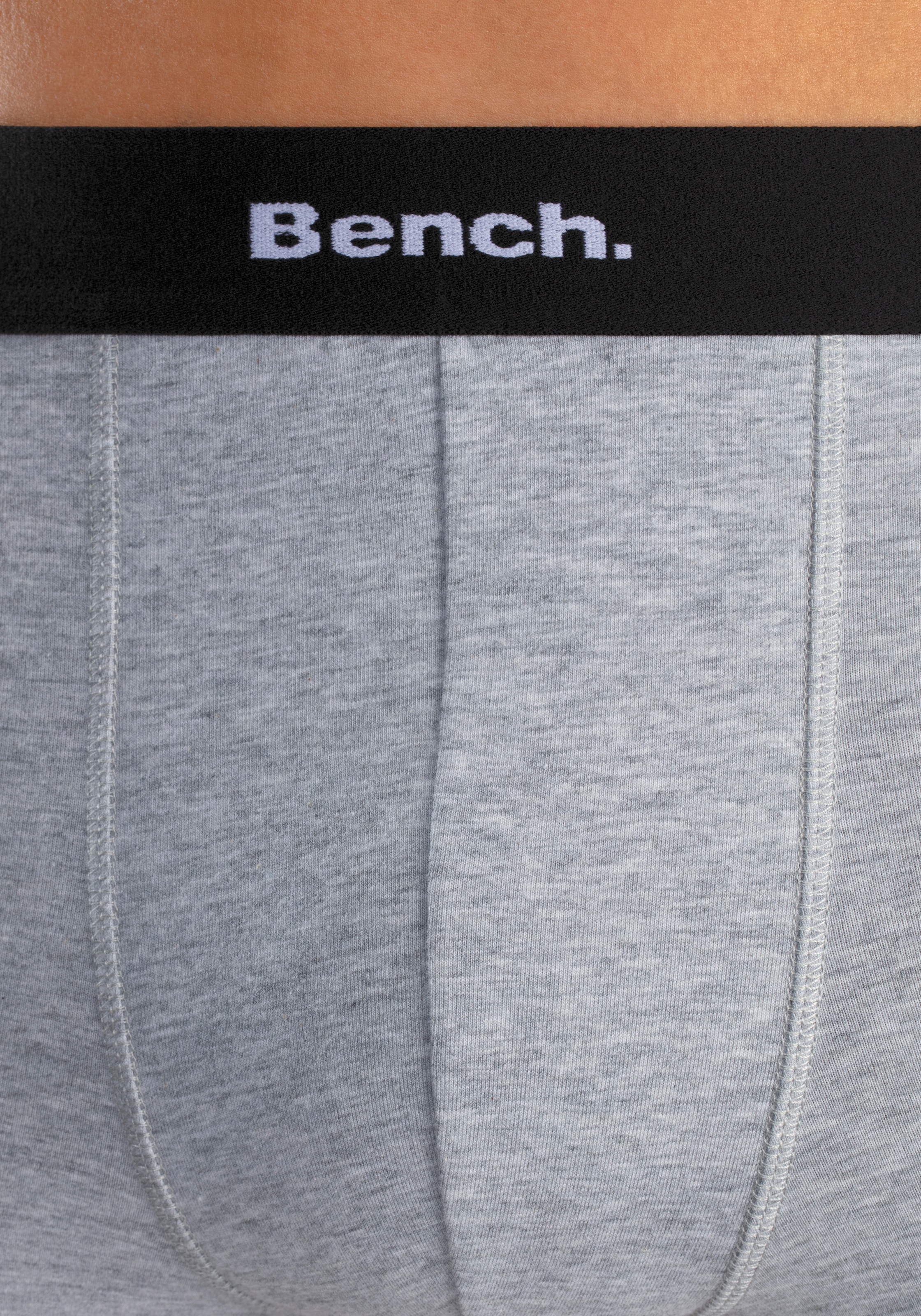 Bench. Boxer »Boxershorts für Herren« Packung, 4 cuis Unterhosen mit kontrastfarbigem Bund