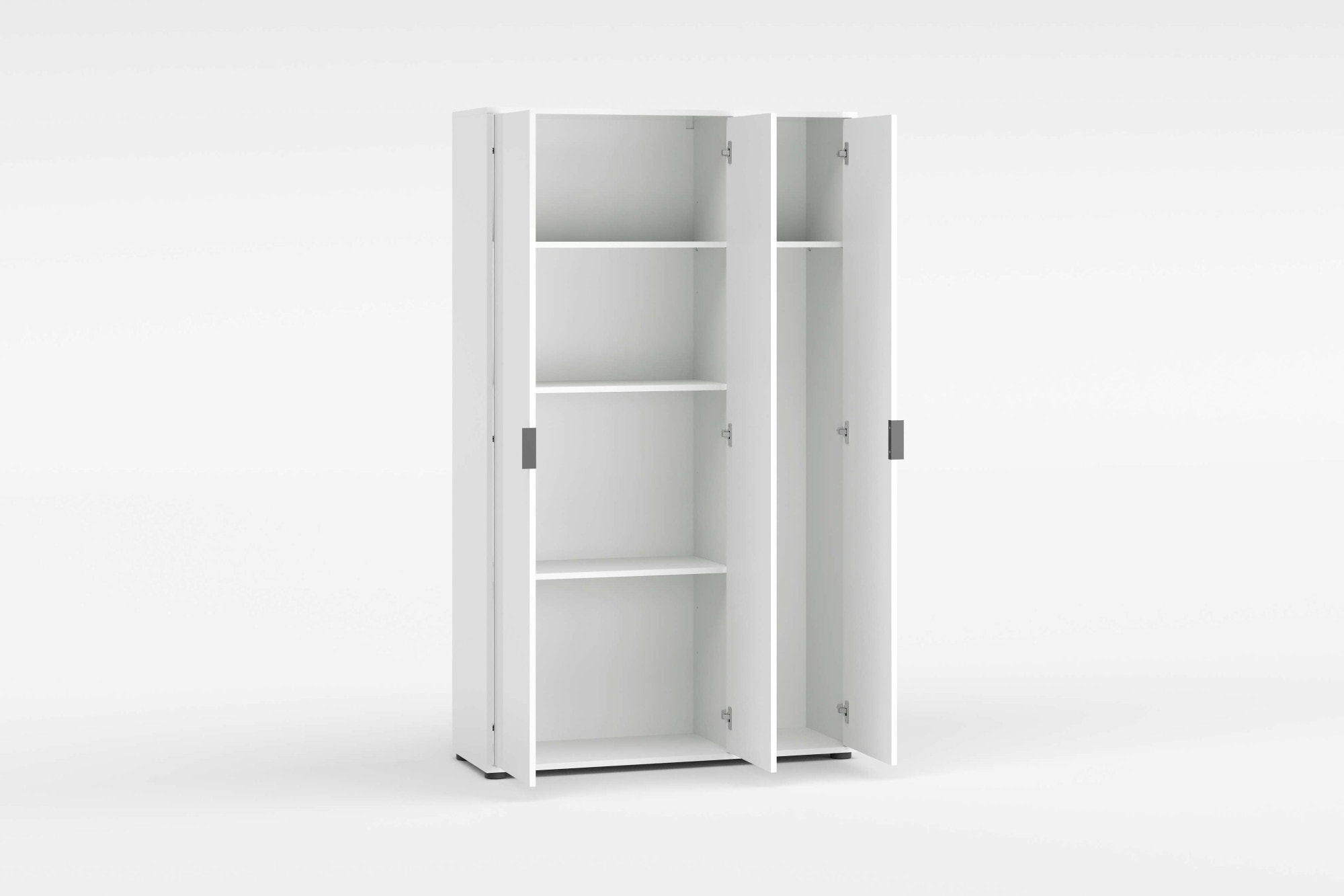 Home affaire Armoire multi-usages »JOLLY, Stauraumschrank , Breite 107 cm , Höhe 178 cm« 1 cuis tlg. 3 Türen,1 kleiner und 3 grosse Einlegeböden- Schrank hochglanz lackiert